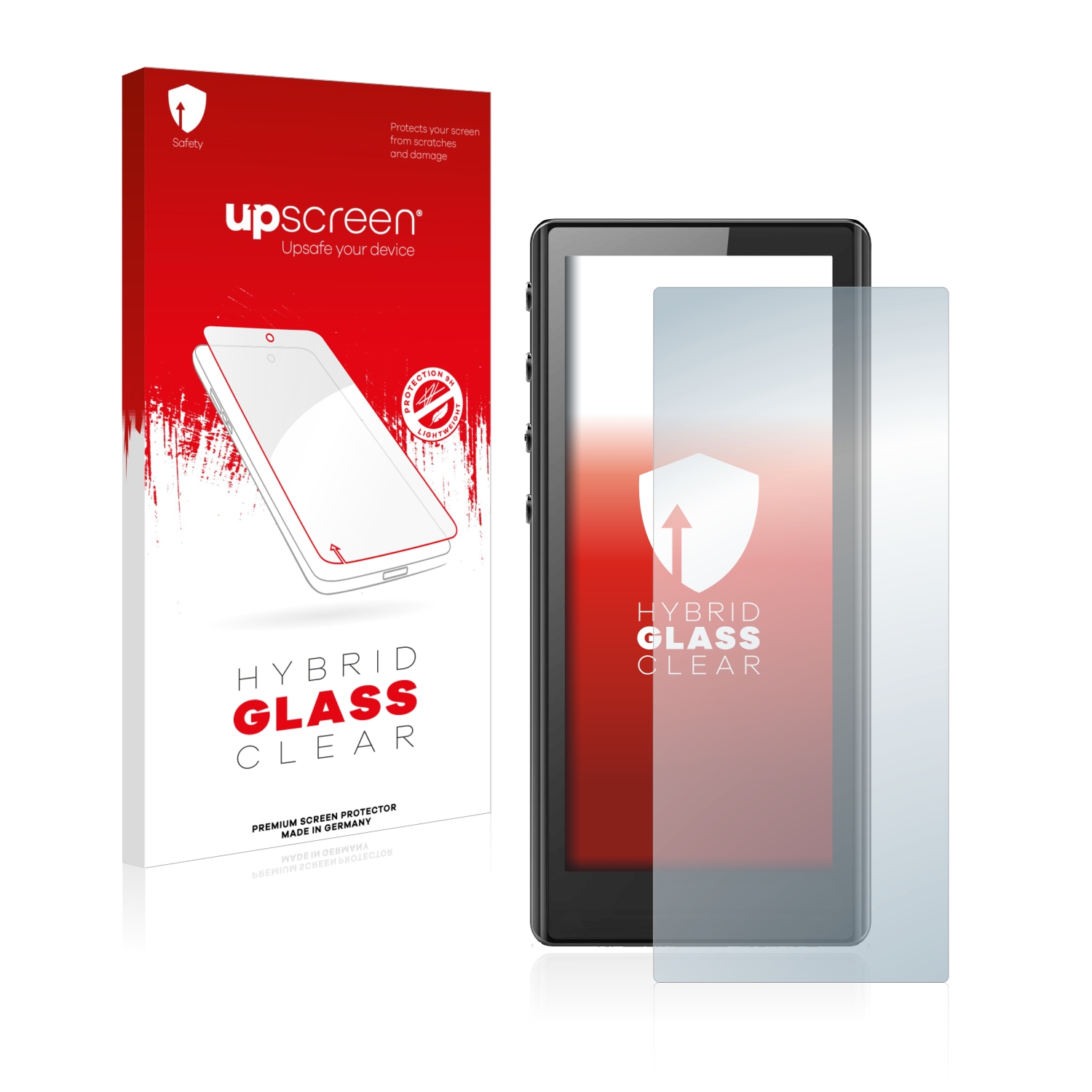 čirá skleněná fólie upscreen Hybrid Glas pro FiiO M3 Pro