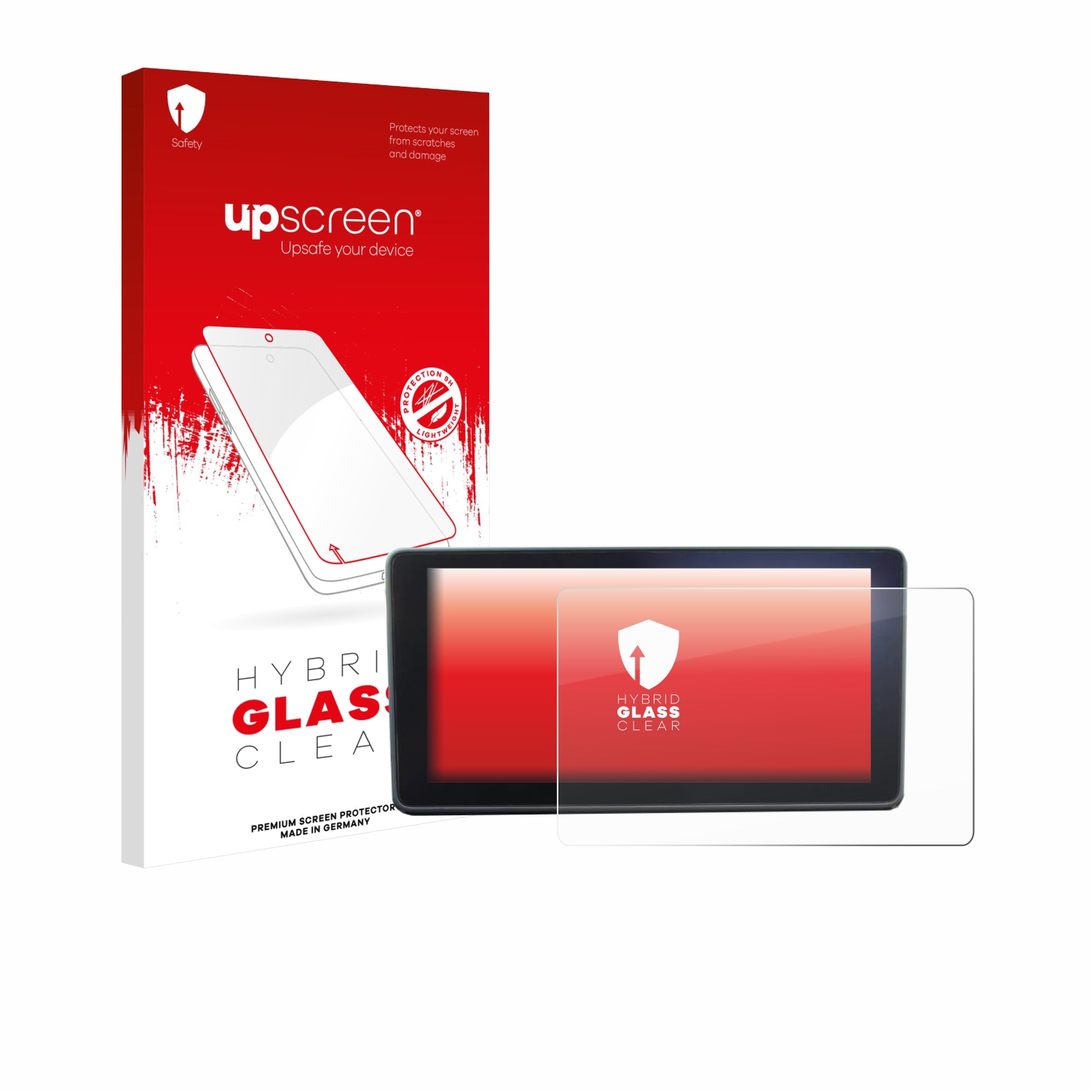 čirá skleněná fólie upscreen Hybrid Glas pro Audi A4 B9 2017 MMI Navigation plus MMI-Touch