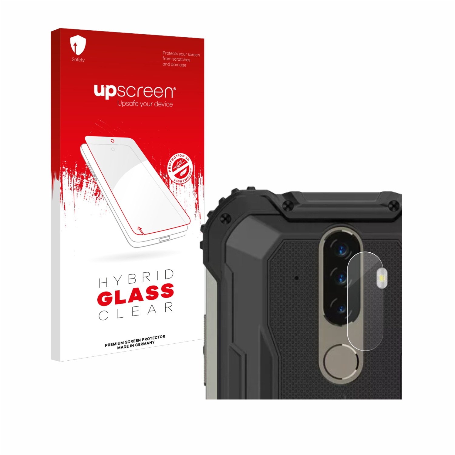 čirá skleněná fólie upscreen Hybrid Glas pro Doogee S58 Pro (pouze kamera)
