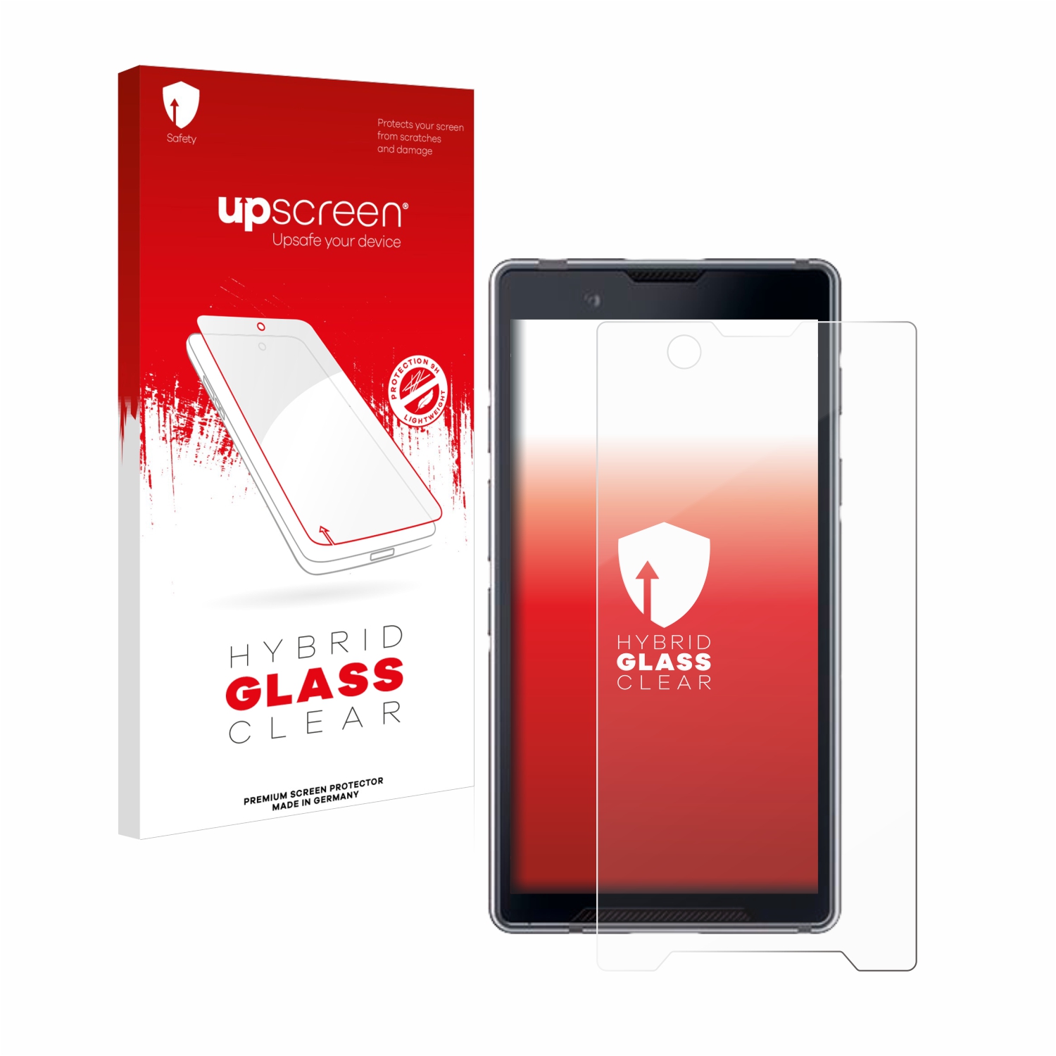 čirá skleněná fólie upscreen Hybrid Glas pro Bittium Tough Mobile 2