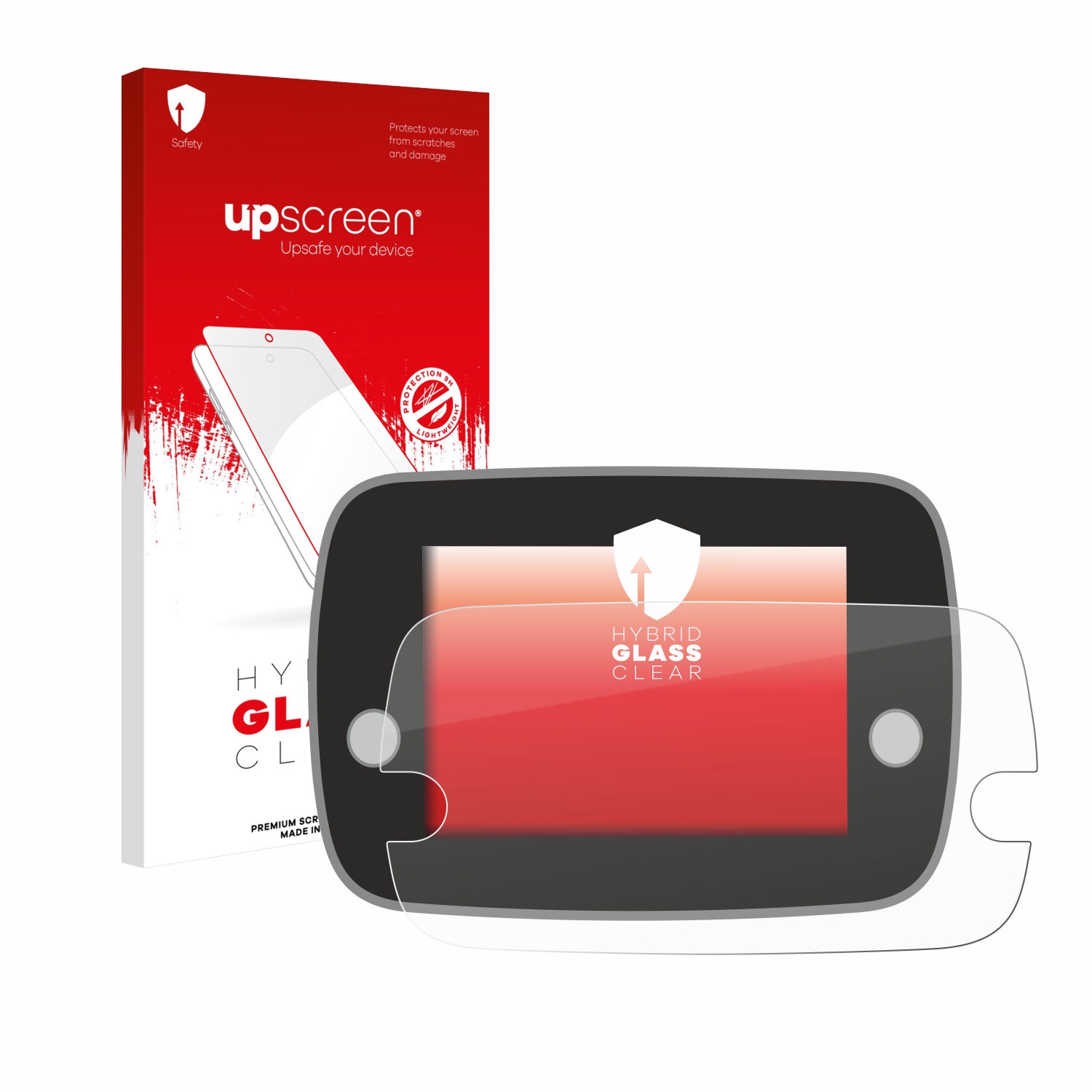 čirá skleněná fólie upscreen Hybrid Glas pro Fiat 500 Series 8 2020 Uconnect 7