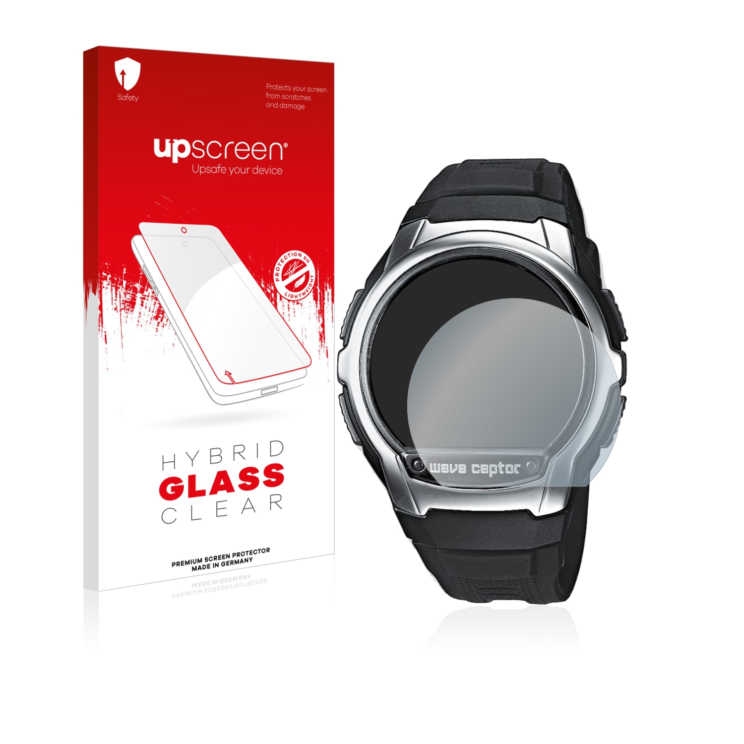 čirá skleněná fólie upscreen Hybrid Glas pro Casio WV-58U-1AV