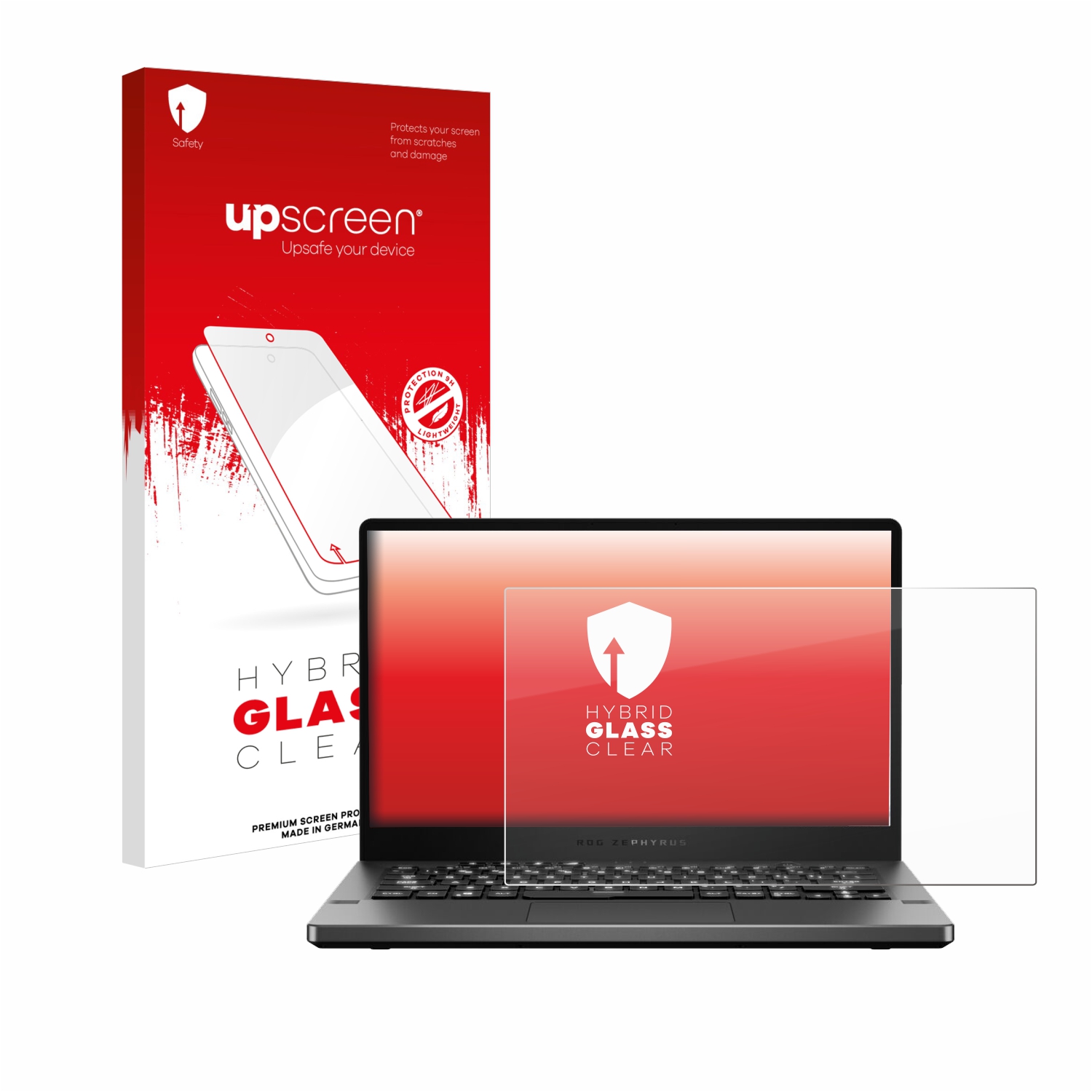čirá skleněná fólie upscreen Hybrid Glas pro ASUS ROG Zephyrus G14 GA401