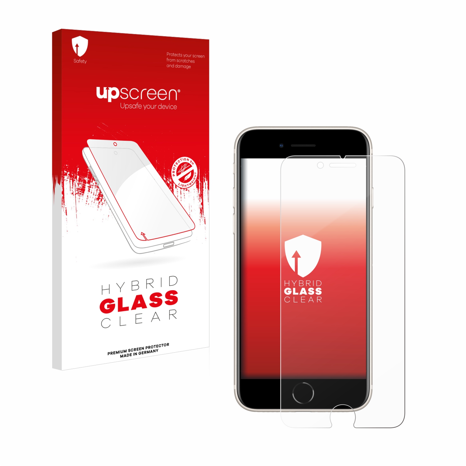 čirá skleněná fólie upscreen Hybrid Glas pro Apple iPhone SE 3 2022