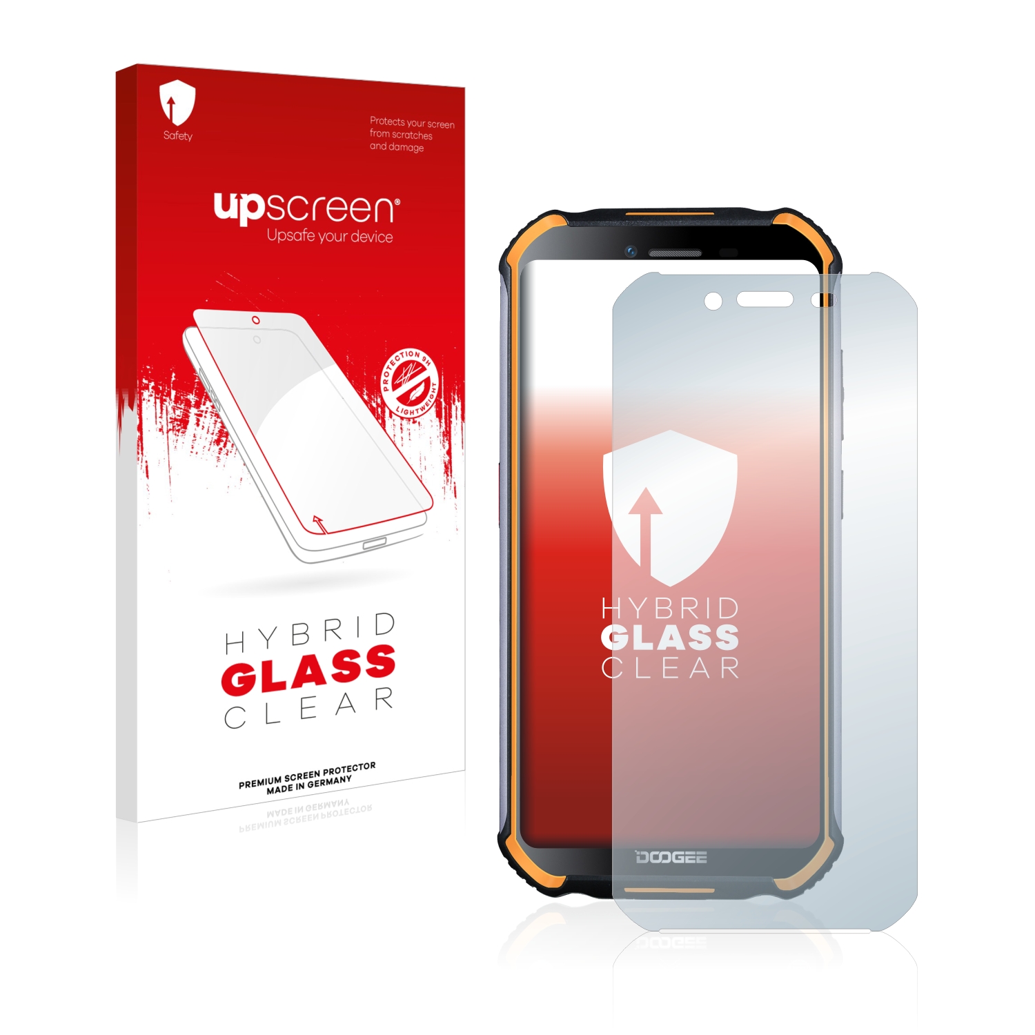 čirá skleněná fólie upscreen Hybrid Glas pro Doogee S40 Pro