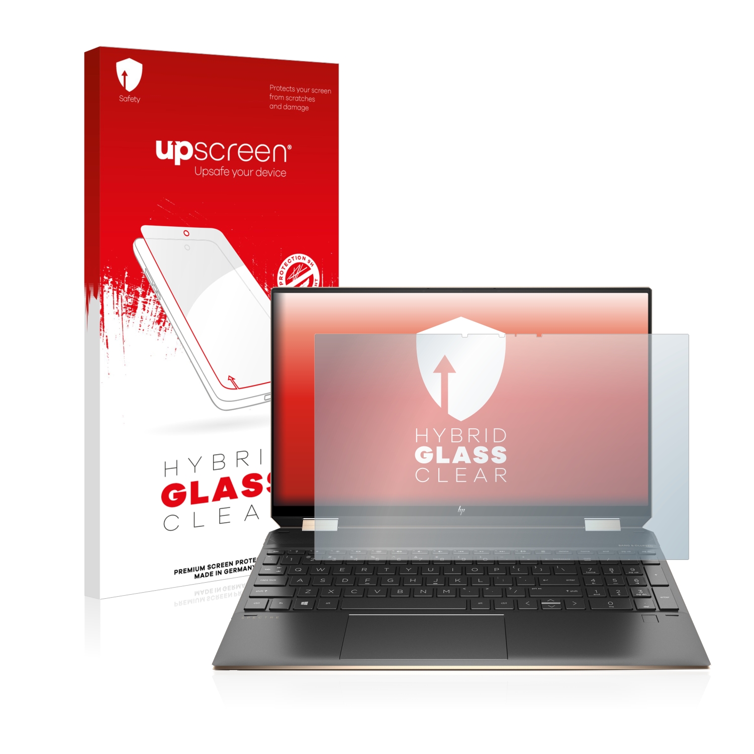 čirá skleněná fólie upscreen Hybrid Glas pro HP Spectre x360 (15-eb) (359.9 mm x 226.4 mm)