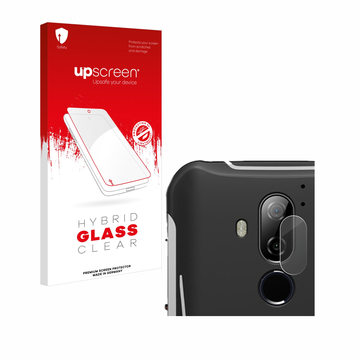 čirá skleněná fólie upscreen Hybrid Glas pro Gigaset GX290 plus (pouze kamera)