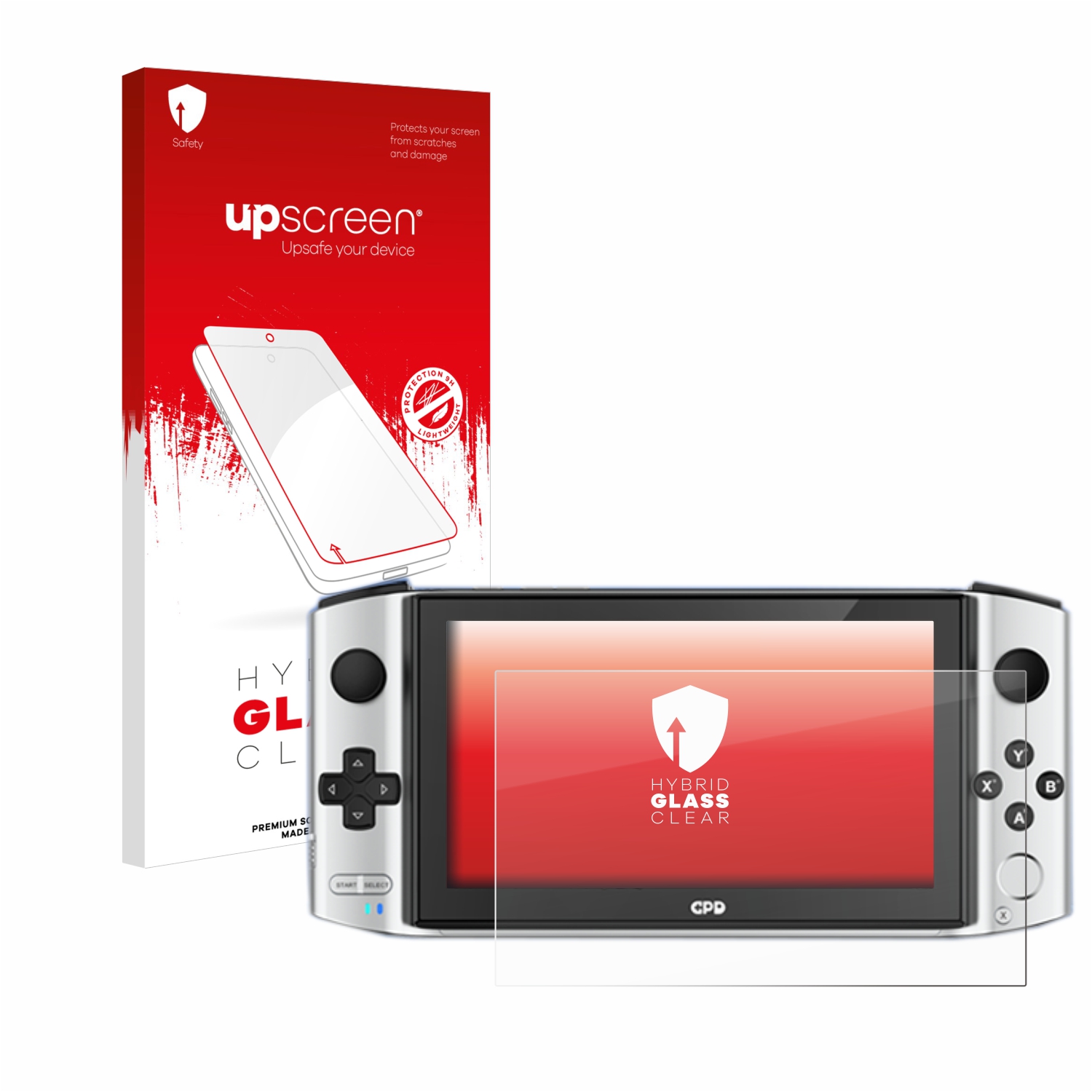 čirá skleněná fólie upscreen Hybrid Glas pro GPD Win 3