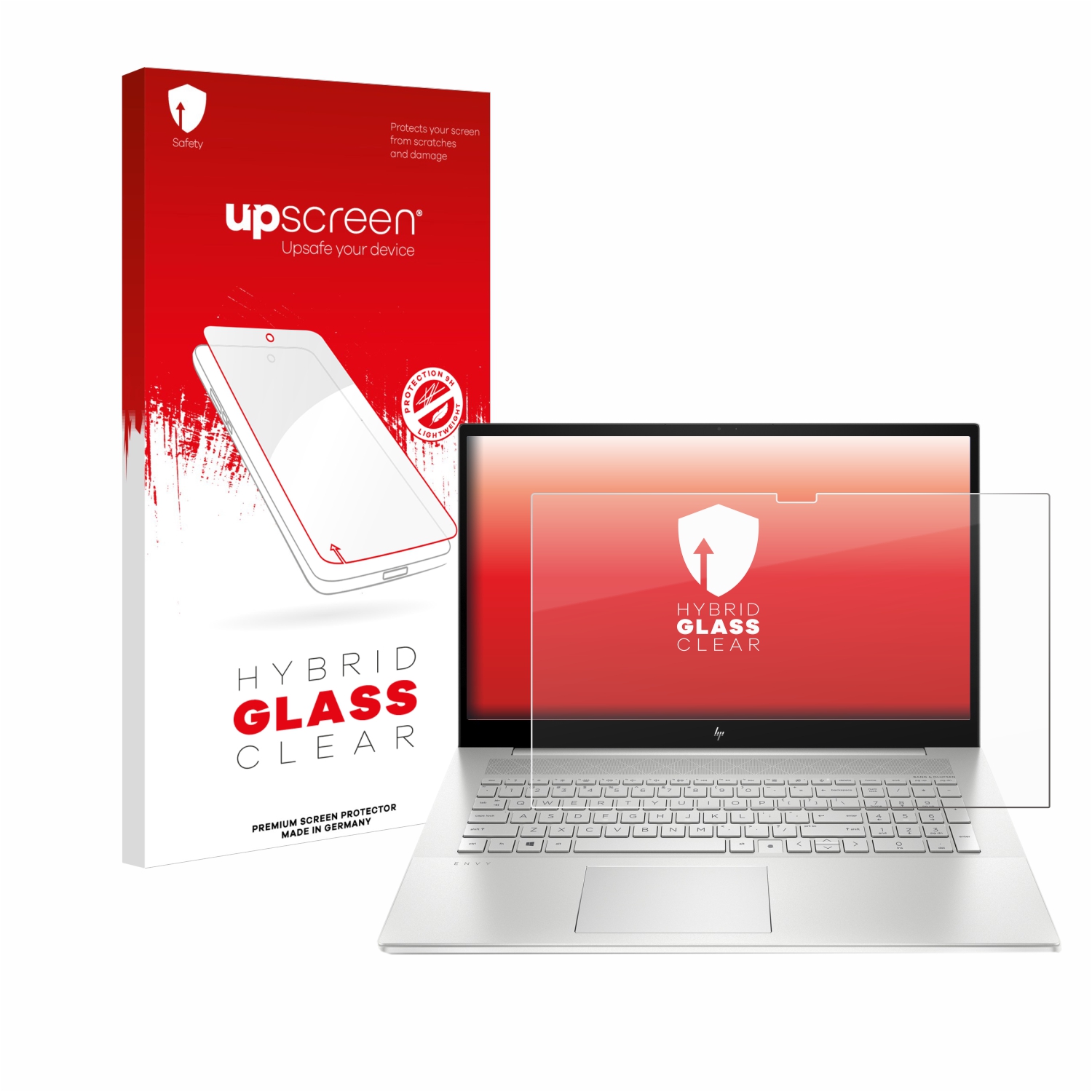 čirá skleněná fólie upscreen Hybrid Glas pro HP Envy (17-cX)