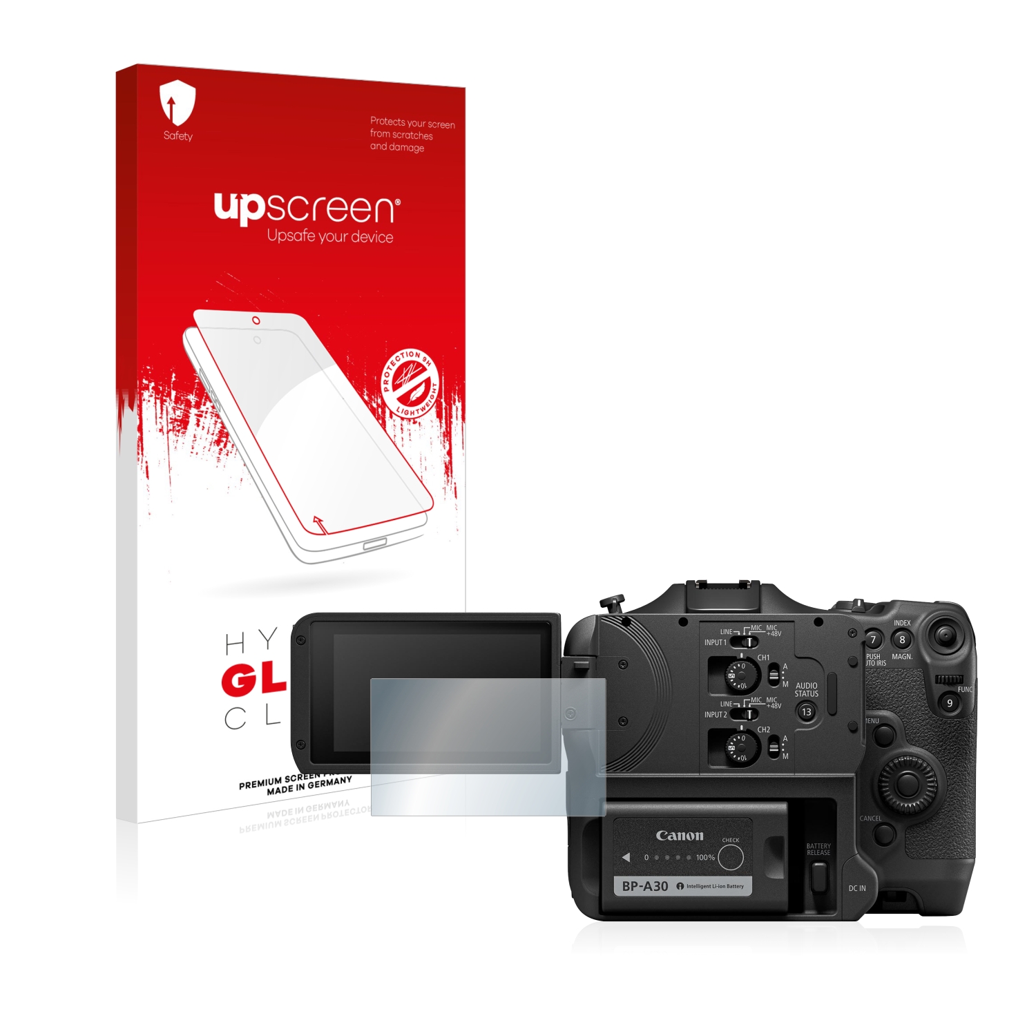 čirá skleněná fólie upscreen Hybrid Glas pro Canon EOS C70