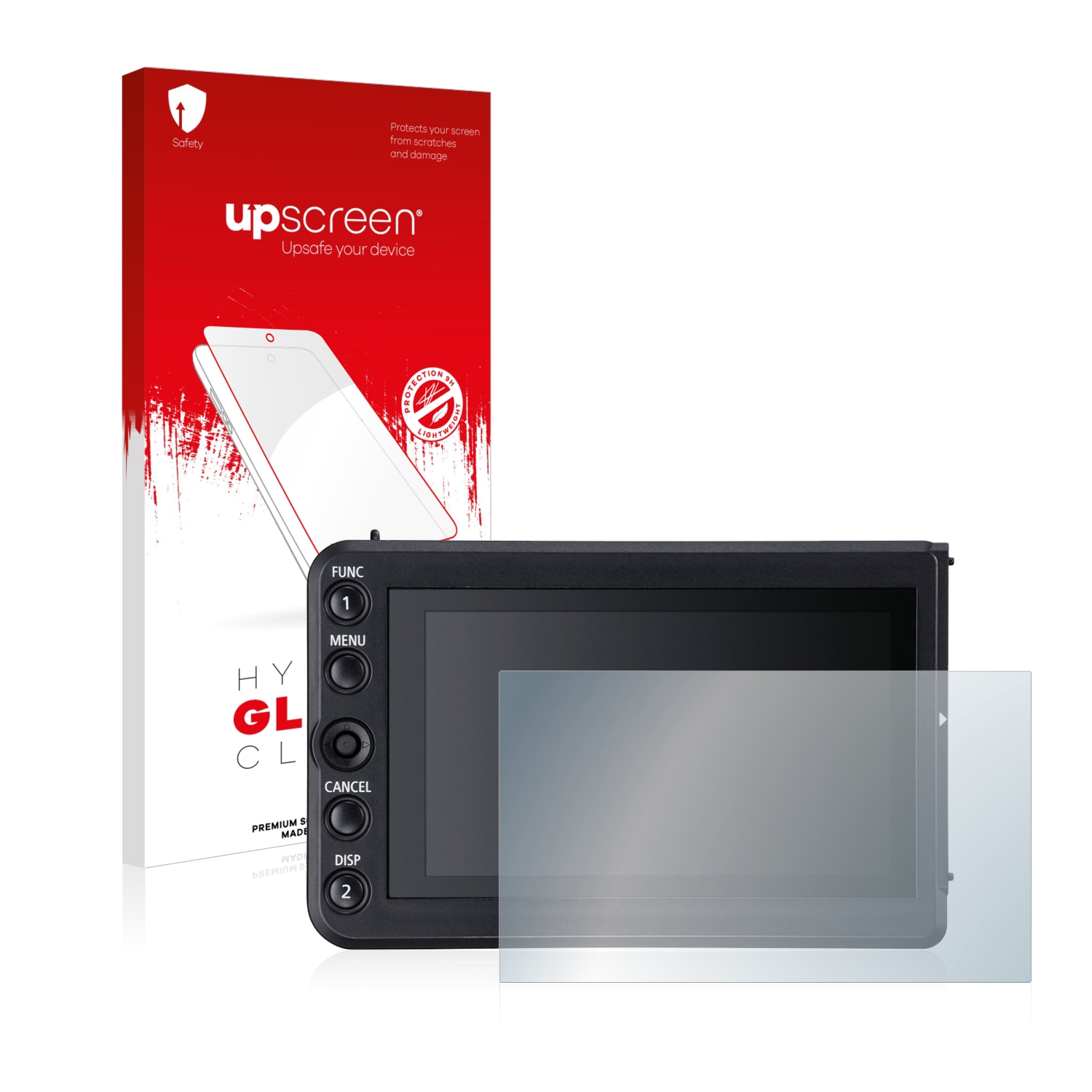 čirá skleněná fólie upscreen Hybrid Glas pro Canon EOS C300 Mark III