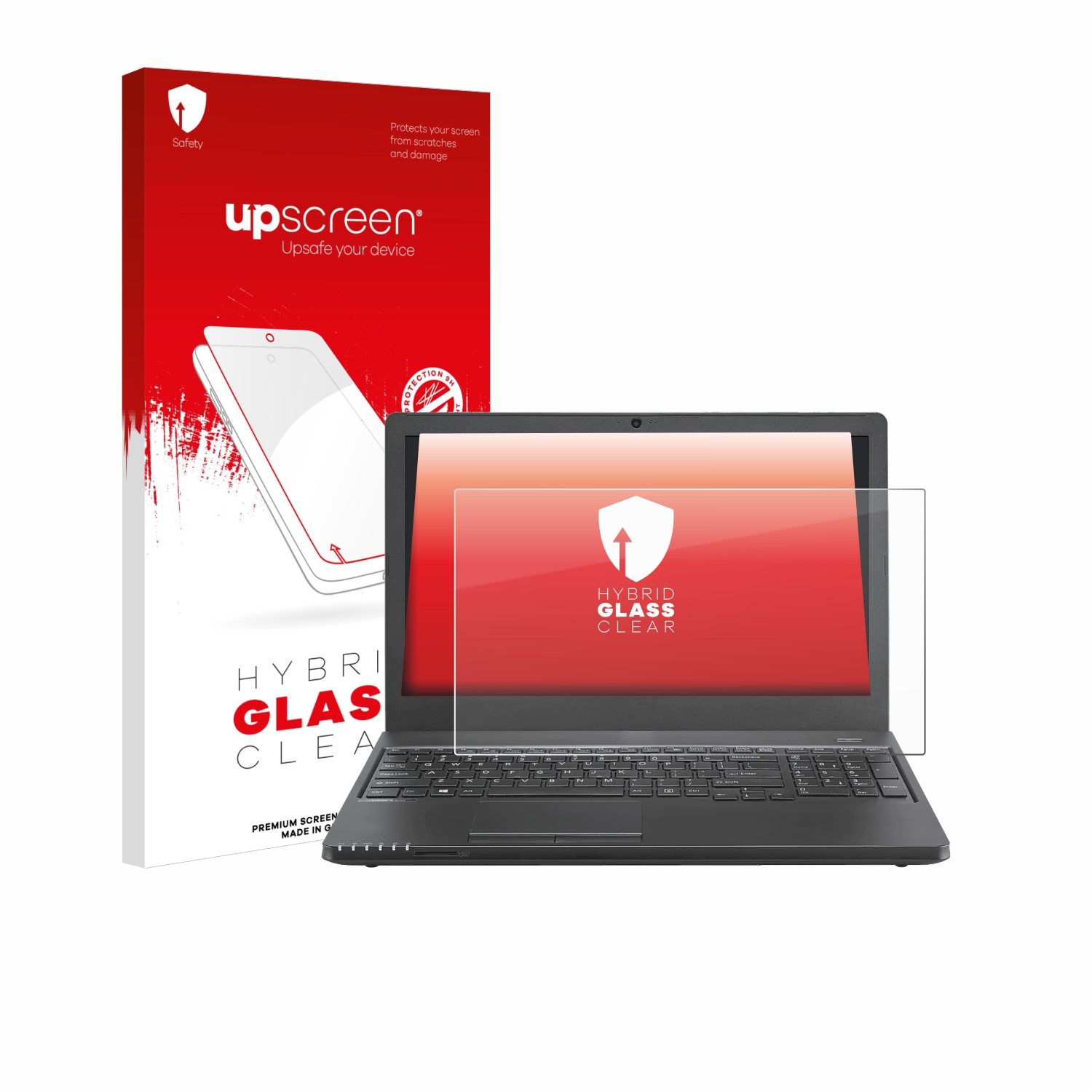 čirá skleněná fólie upscreen Hybrid Glas pro Fujitsu Lifebook A3510
