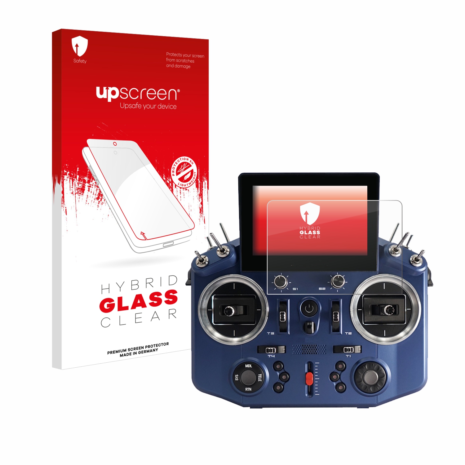 čirá skleněná fólie upscreen Hybrid Glas pro FrSky Horus X20