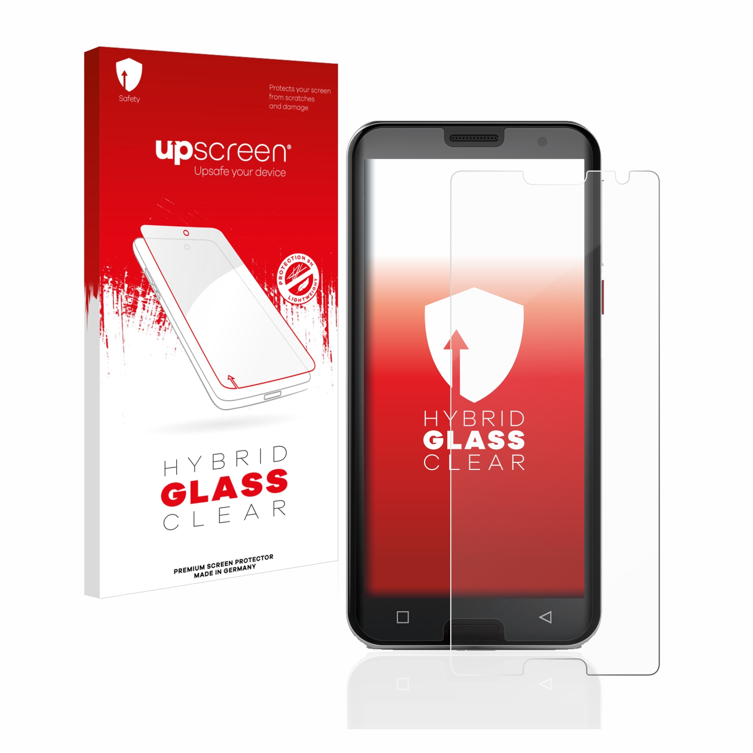 čirá skleněná fólie upscreen Hybrid Glas pro Emporia Smart 5