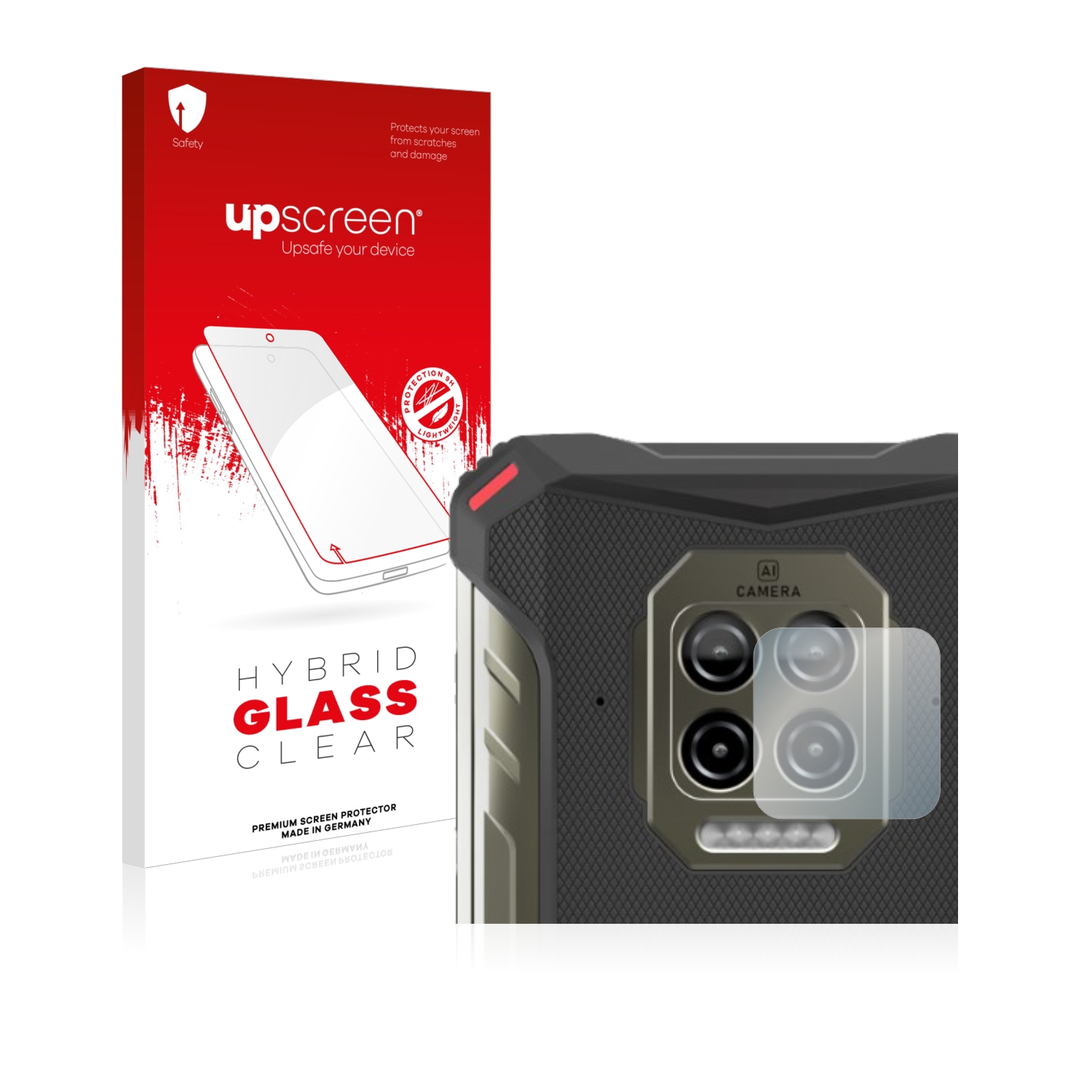 čirá skleněná fólie upscreen Hybrid Glas pro Doogee S86 (pouze kamera)