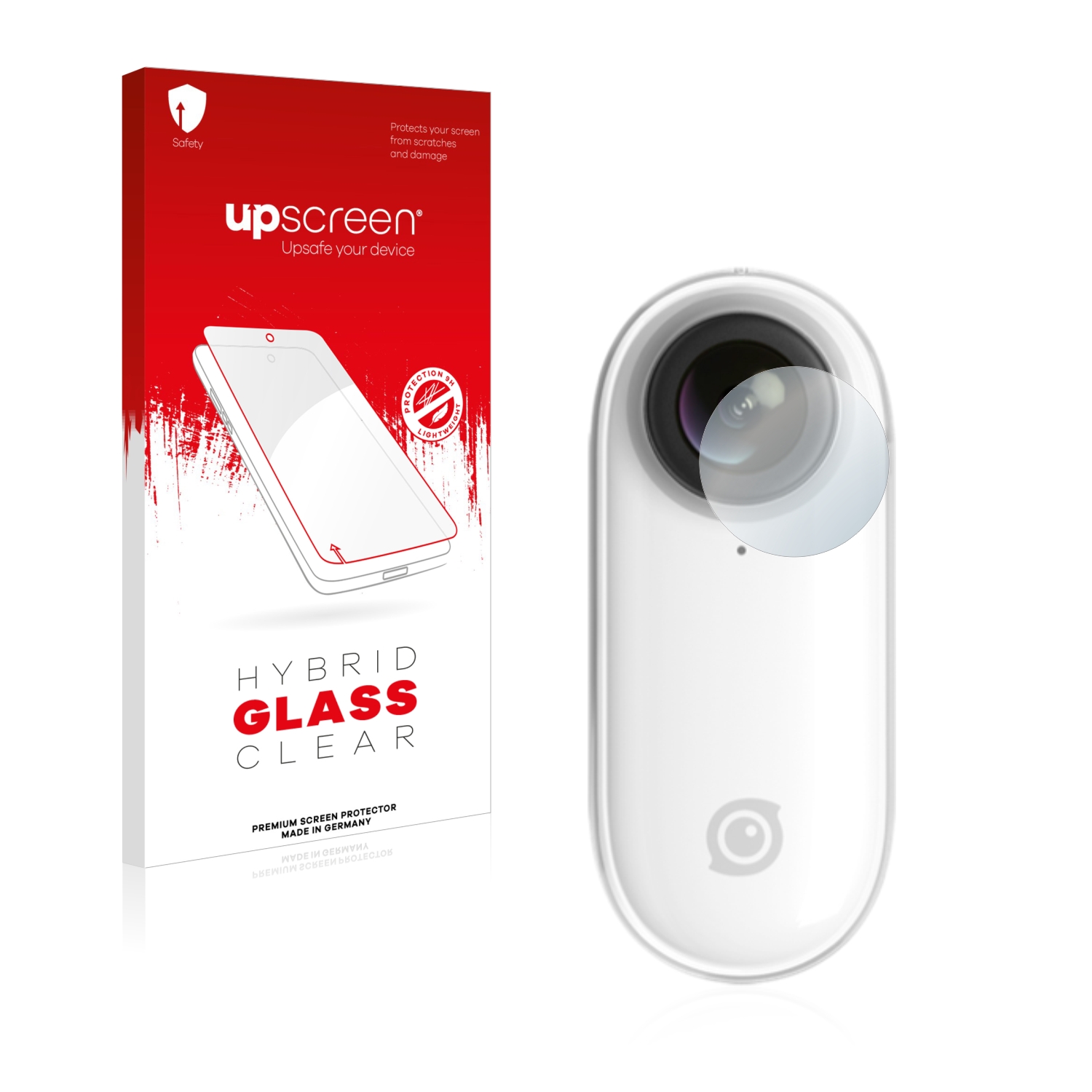 čirá skleněná fólie upscreen Hybrid Glas pro Insta360 Go 2 (čočka)
