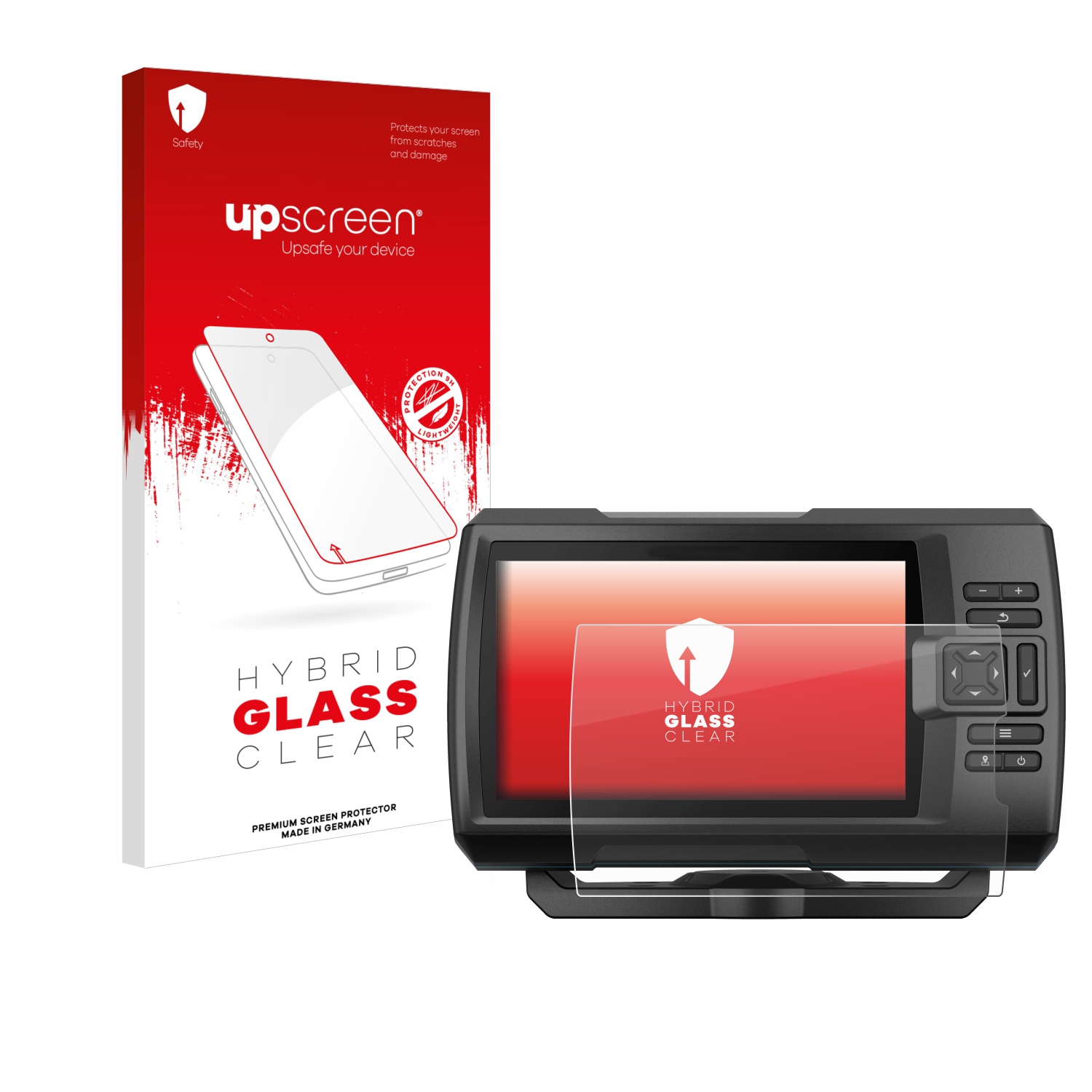 čirá skleněná fólie upscreen Hybrid Glas pro Garmin Striker Vivid 7cv