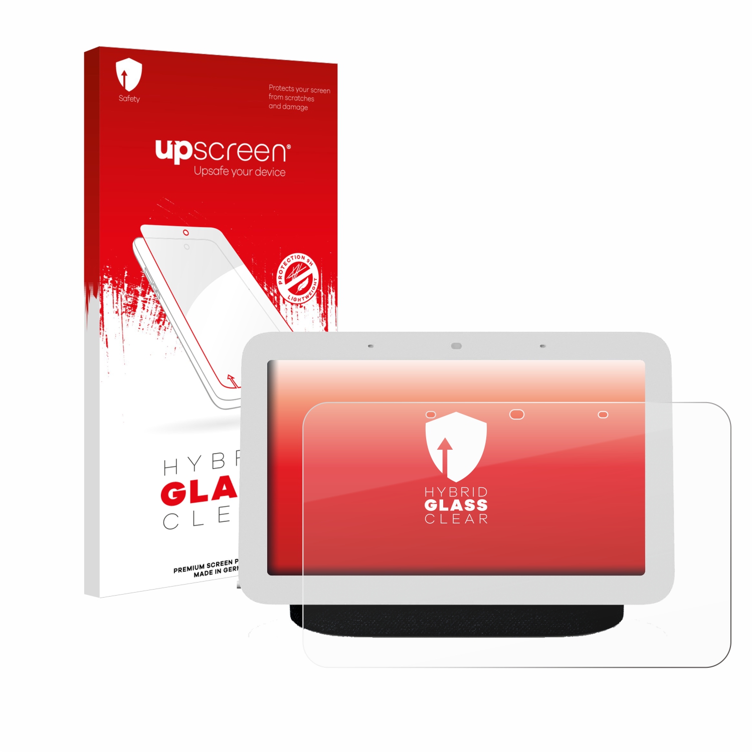 čirá skleněná fólie upscreen Hybrid Glas pro Google Nest Hub 2