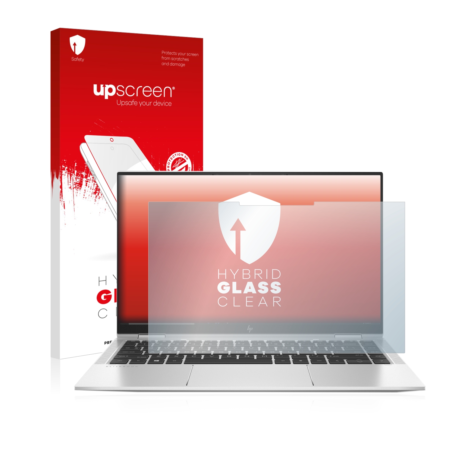čirá skleněná fólie upscreen Hybrid Glas pro HP Elitebook x360 1040 G7