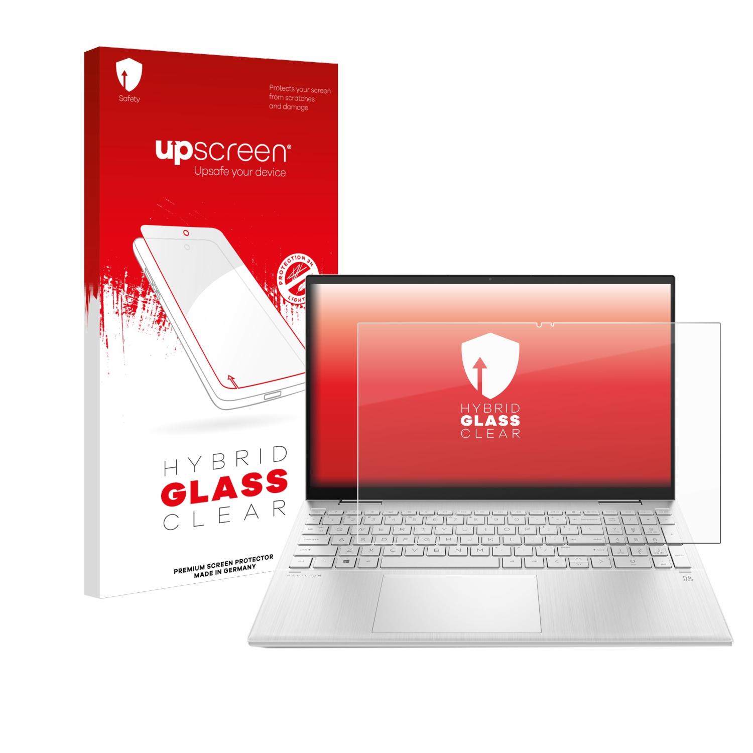 čirá skleněná fólie upscreen Hybrid Glas pro HP Pavilion x360 (15-erX)
