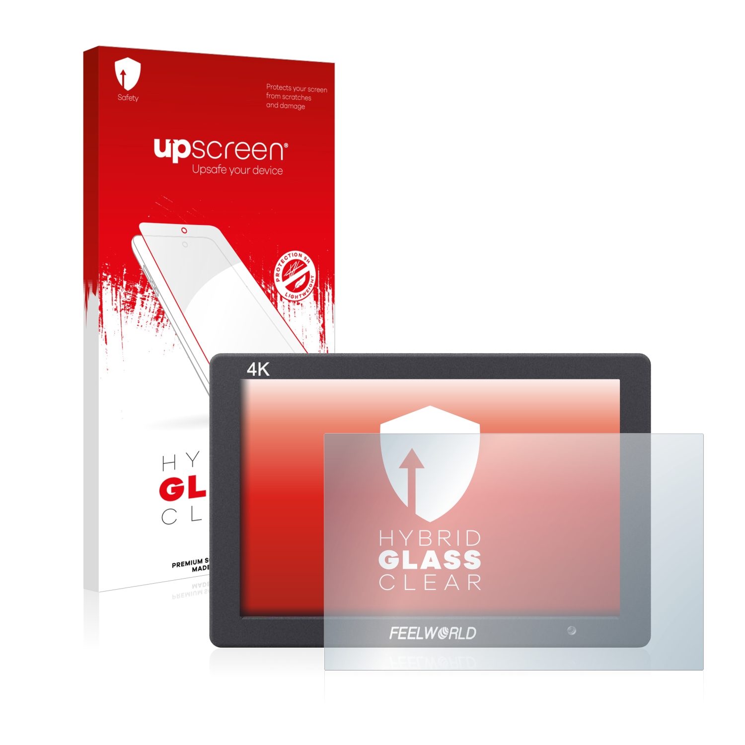 čirá skleněná fólie upscreen Hybrid Glas pro Feelworld FW279 7