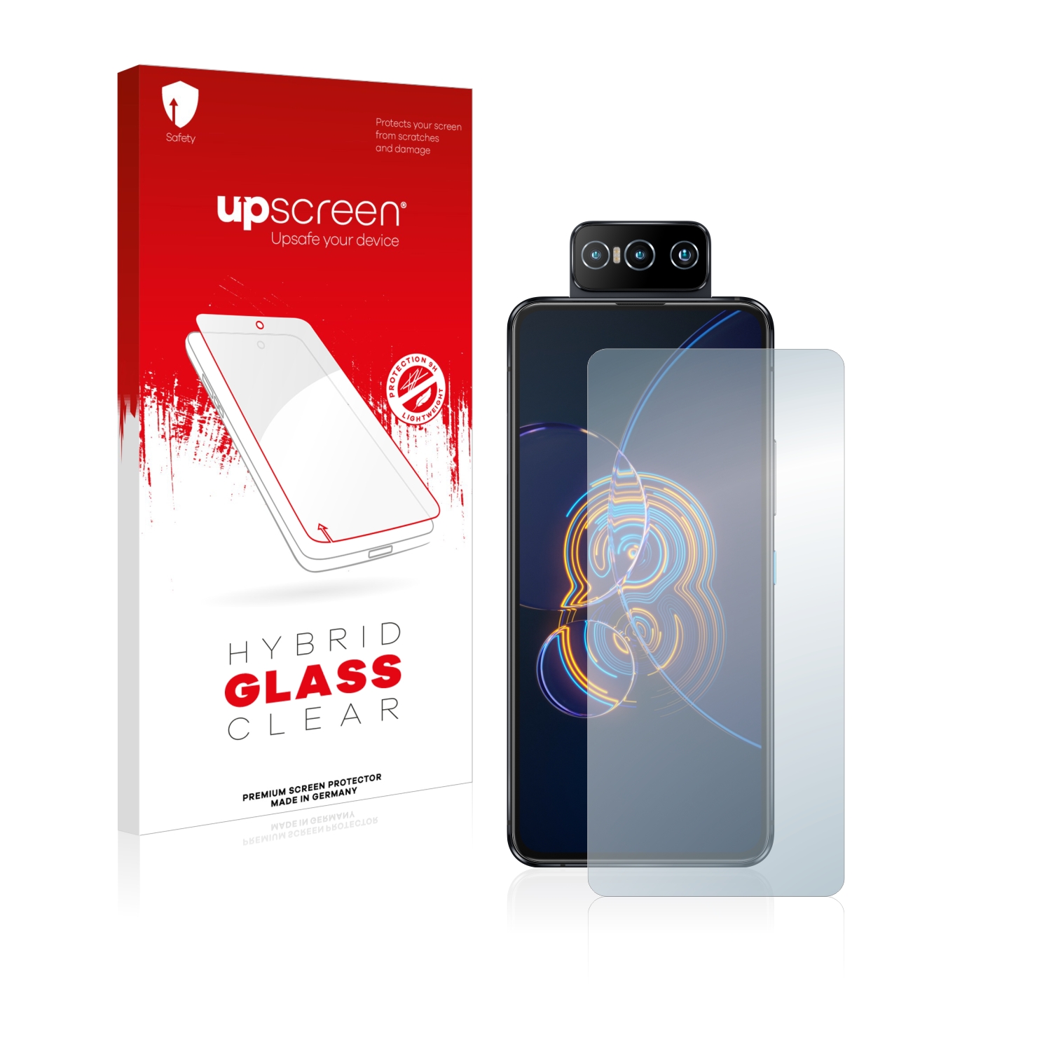 čirá skleněná fólie upscreen Hybrid Glas pro ASUS ZenFone 8 Flip