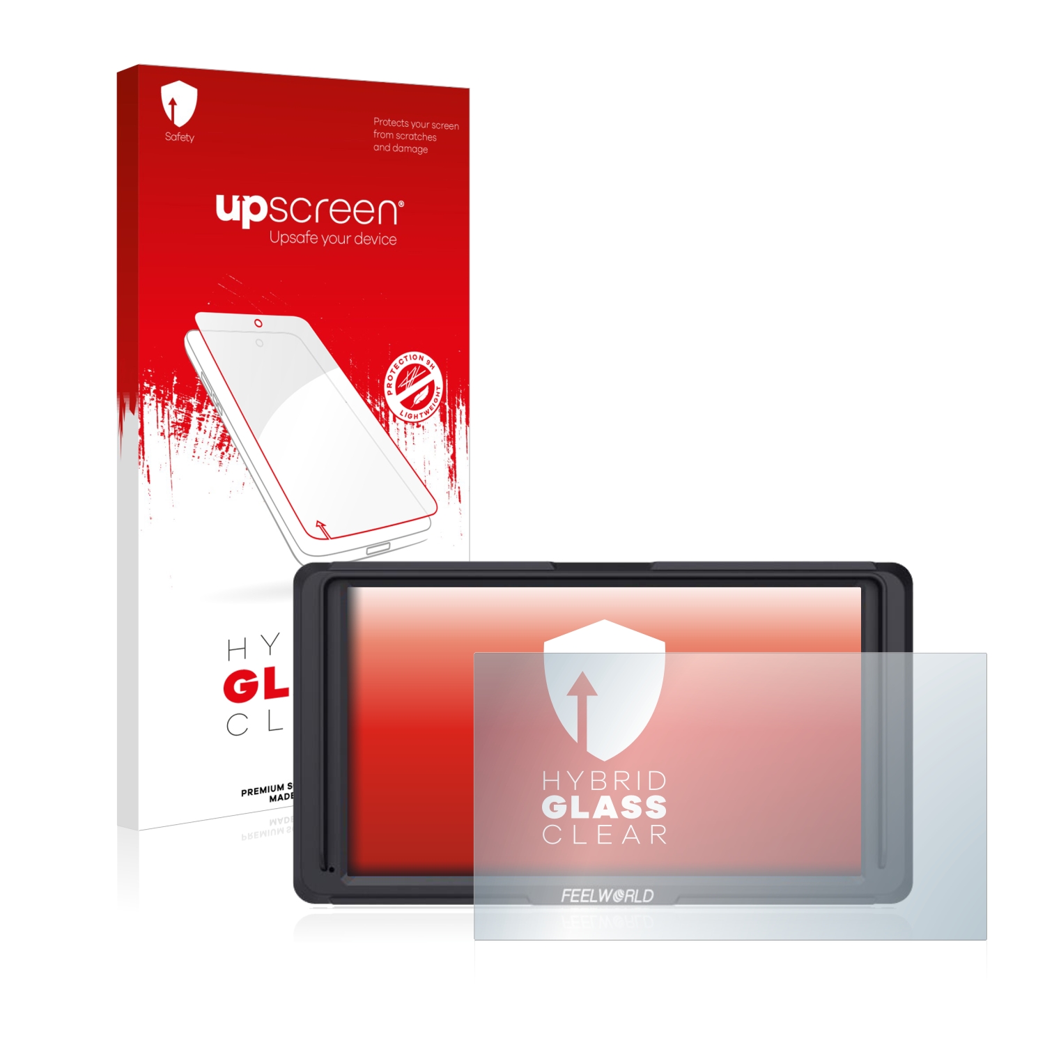 čirá skleněná fólie upscreen Hybrid Glas pro Feelworld F5 5