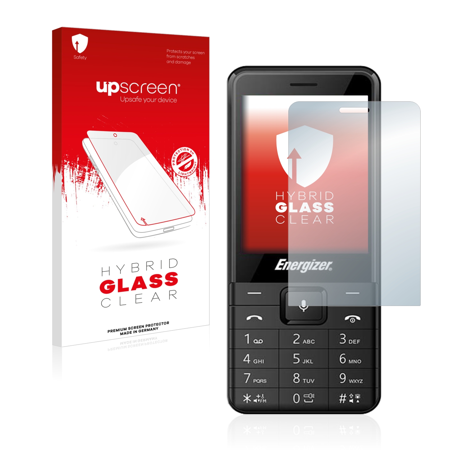 čirá skleněná fólie upscreen Hybrid Glas pro Energizer E280s
