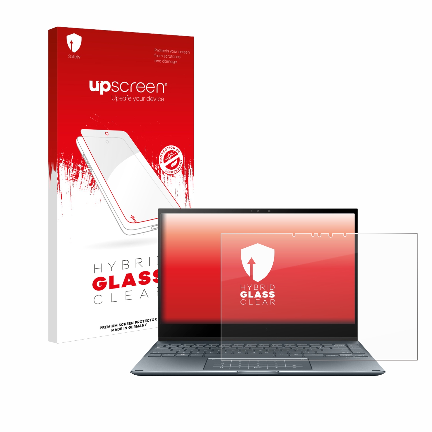 čirá skleněná fólie upscreen Hybrid Glas pro ASUS ZenBook Flip 13 UX363EA