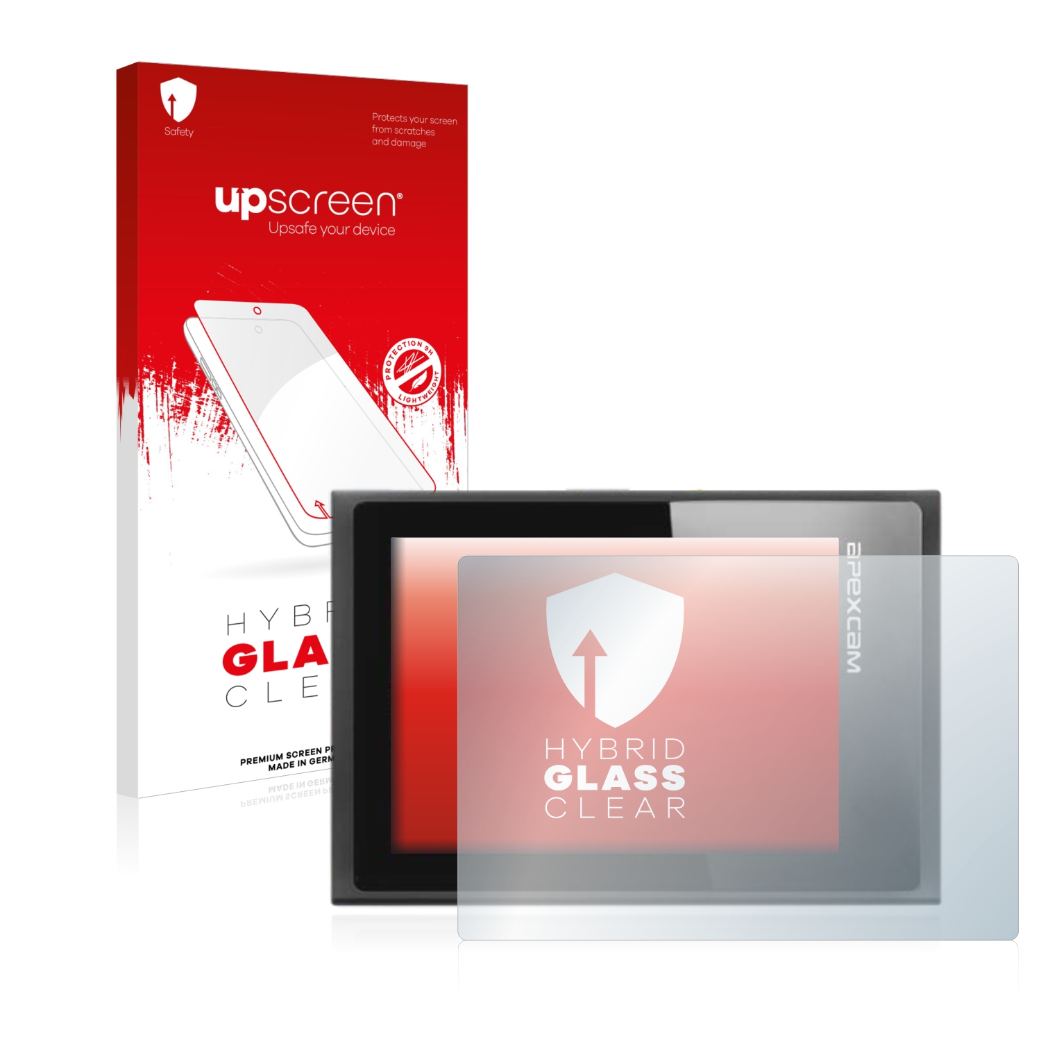 čirá skleněná fólie upscreen Hybrid Glas pro Apexcam ?M80 Air