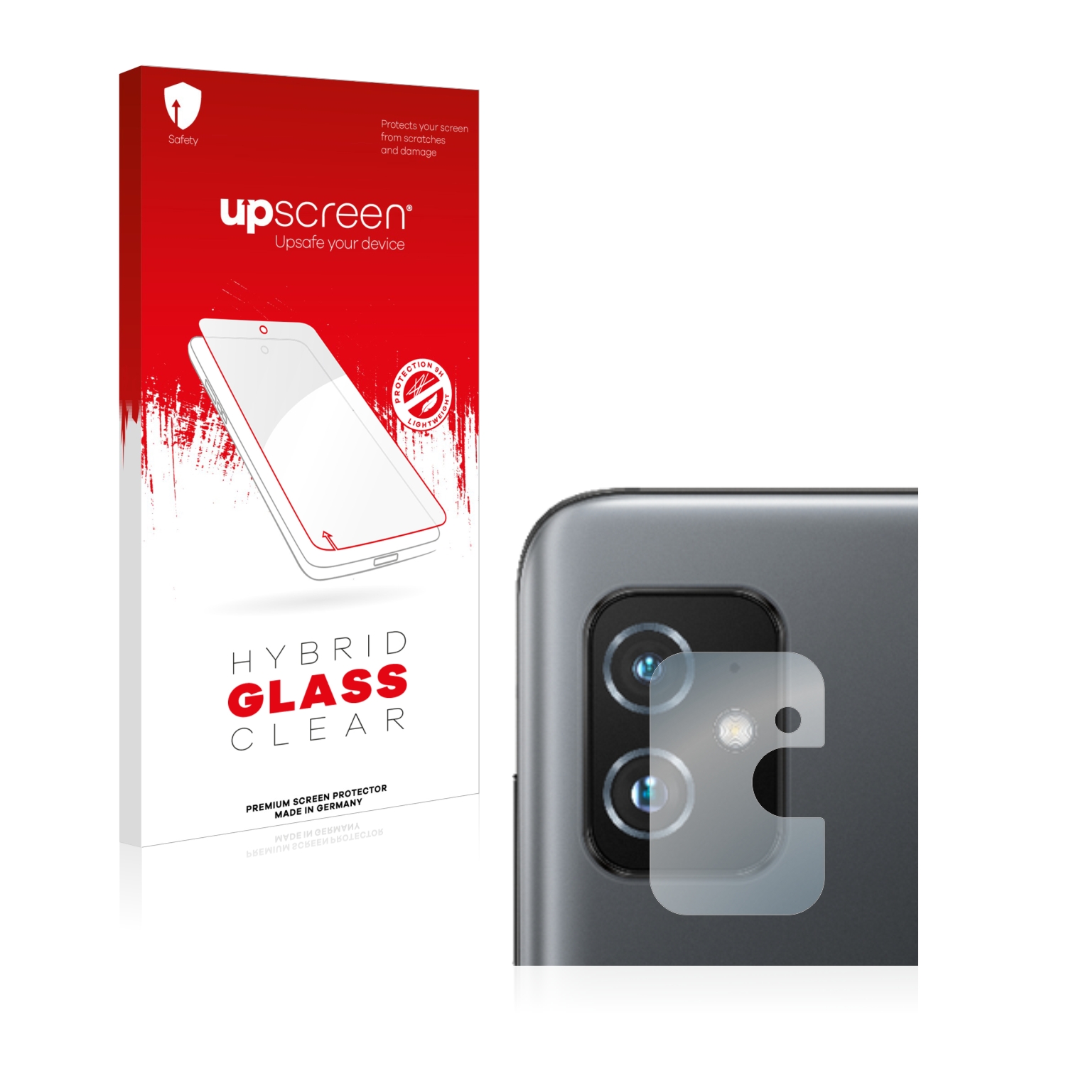 čirá skleněná fólie upscreen Hybrid Glas pro ASUS ZenFone 8 (pouze kamera)