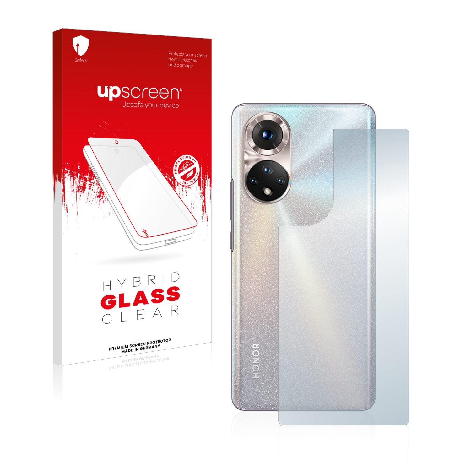 čirá skleněná fólie upscreen Hybrid Glas pro Honor 50 (zadní strana)