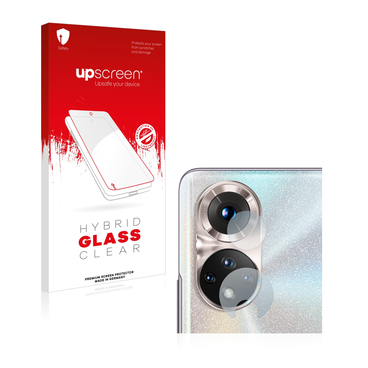 čirá skleněná fólie upscreen Hybrid Glas pro Honor 50 (pouze kamera)