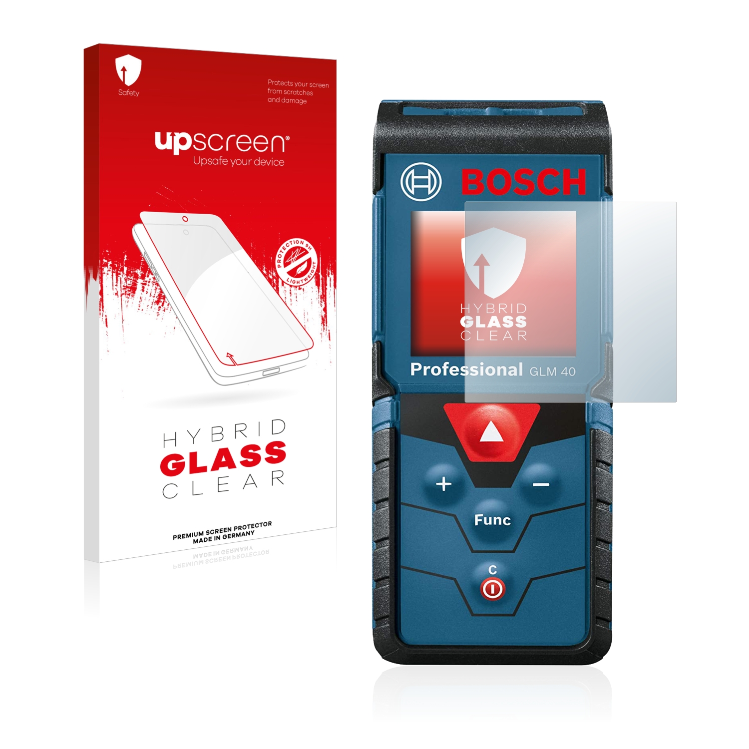 čirá skleněná fólie upscreen Hybrid Glas pro Bosch GLM 40 Professional