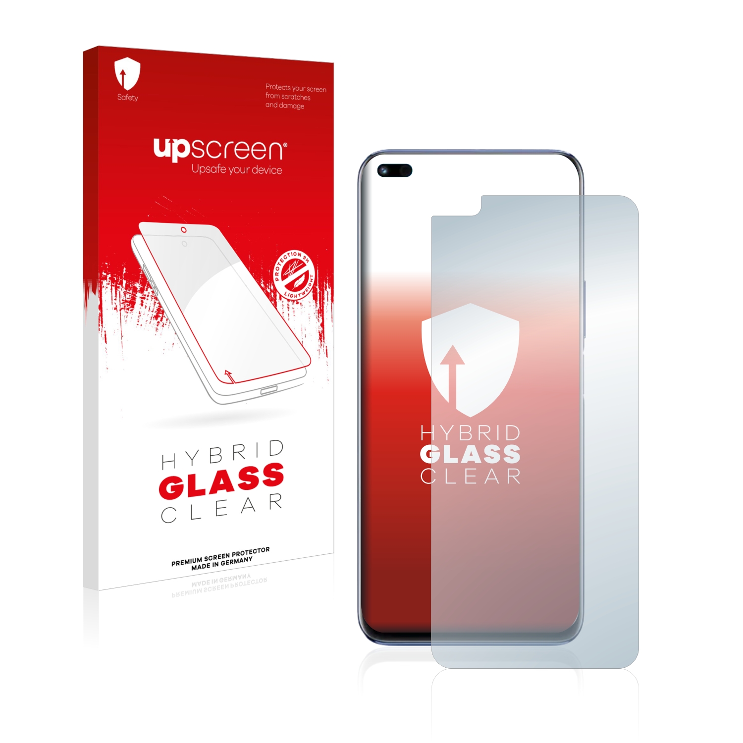 čirá skleněná fólie upscreen Hybrid Glas pro Huawei Nova 8i