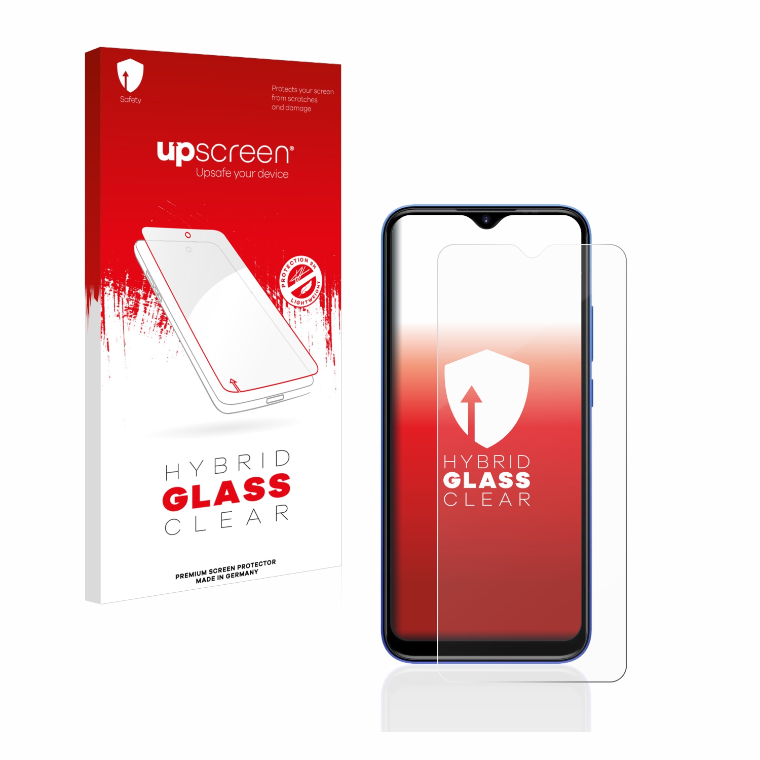 čirá skleněná fólie upscreen Hybrid Glas pro Doogee X96 Pro