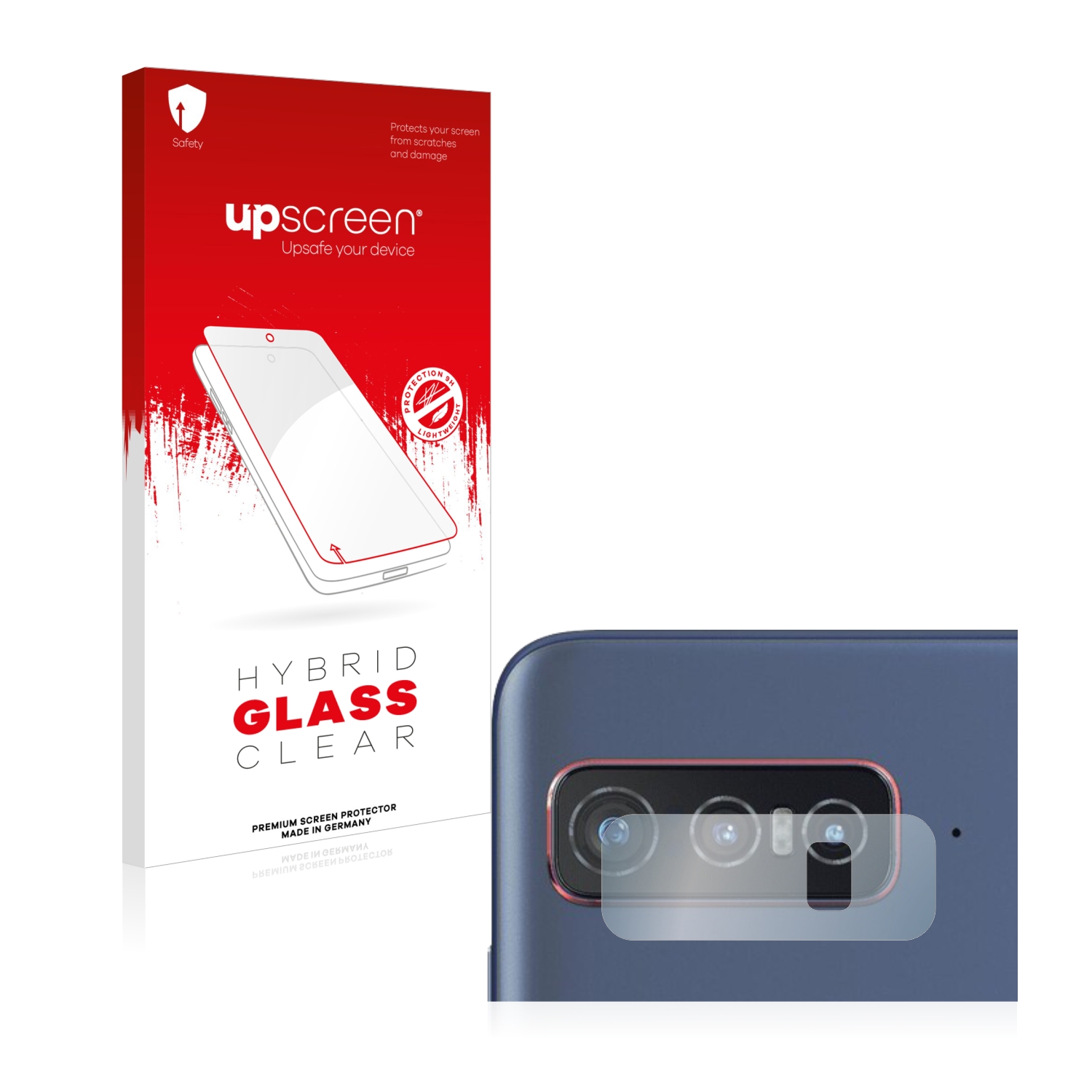 čirá skleněná fólie upscreen Hybrid Glas pro ASUS Smartphone for Snapdragon Insiders (pouze kamera)
