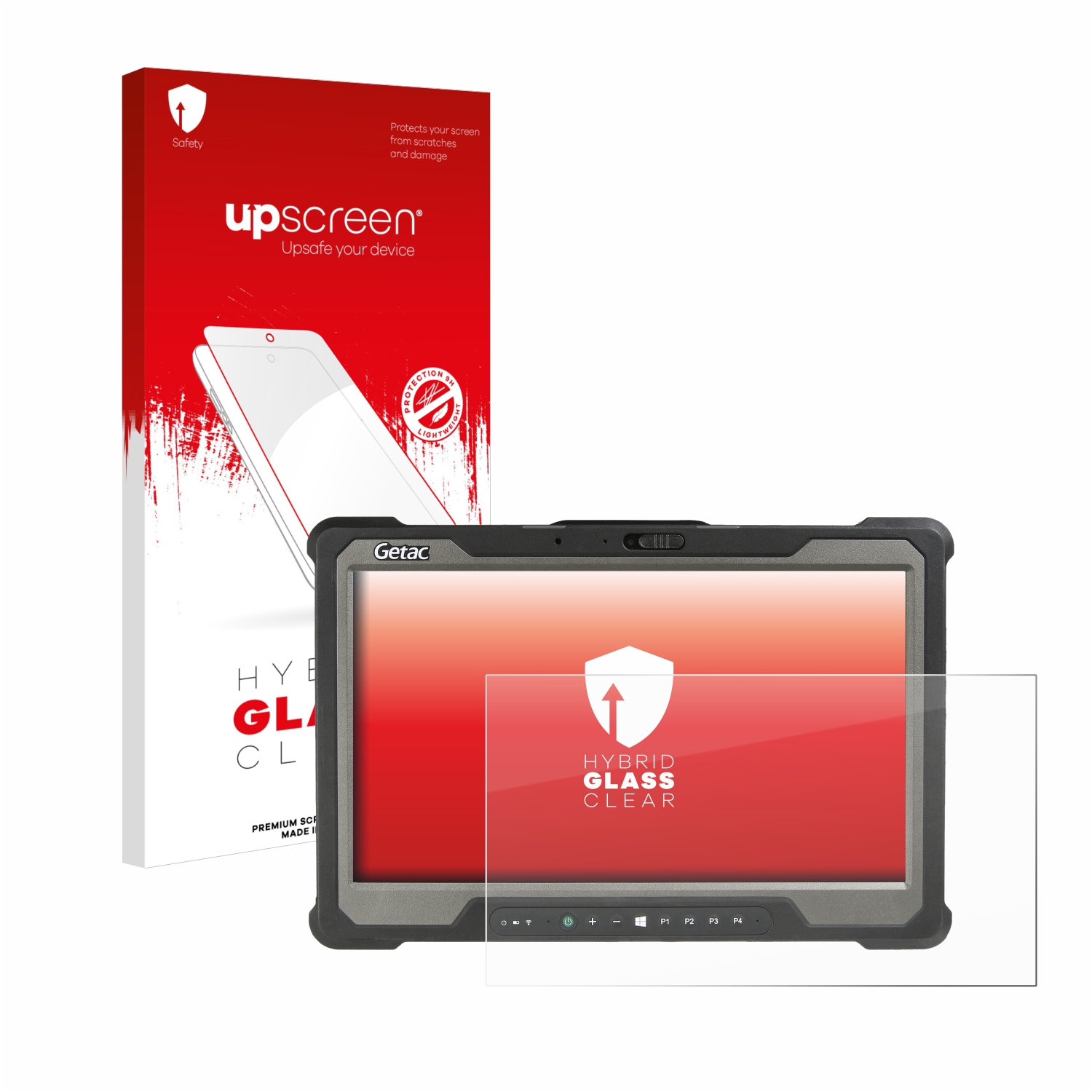 čirá skleněná fólie upscreen Hybrid Glas pro Getac A140