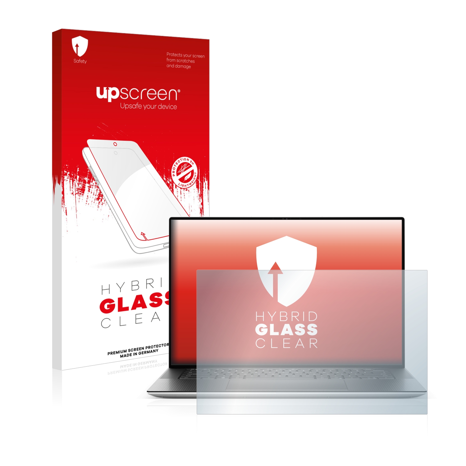 čirá skleněná fólie upscreen Hybrid Glas pro Dell XPS 15 9510 Non-Touch