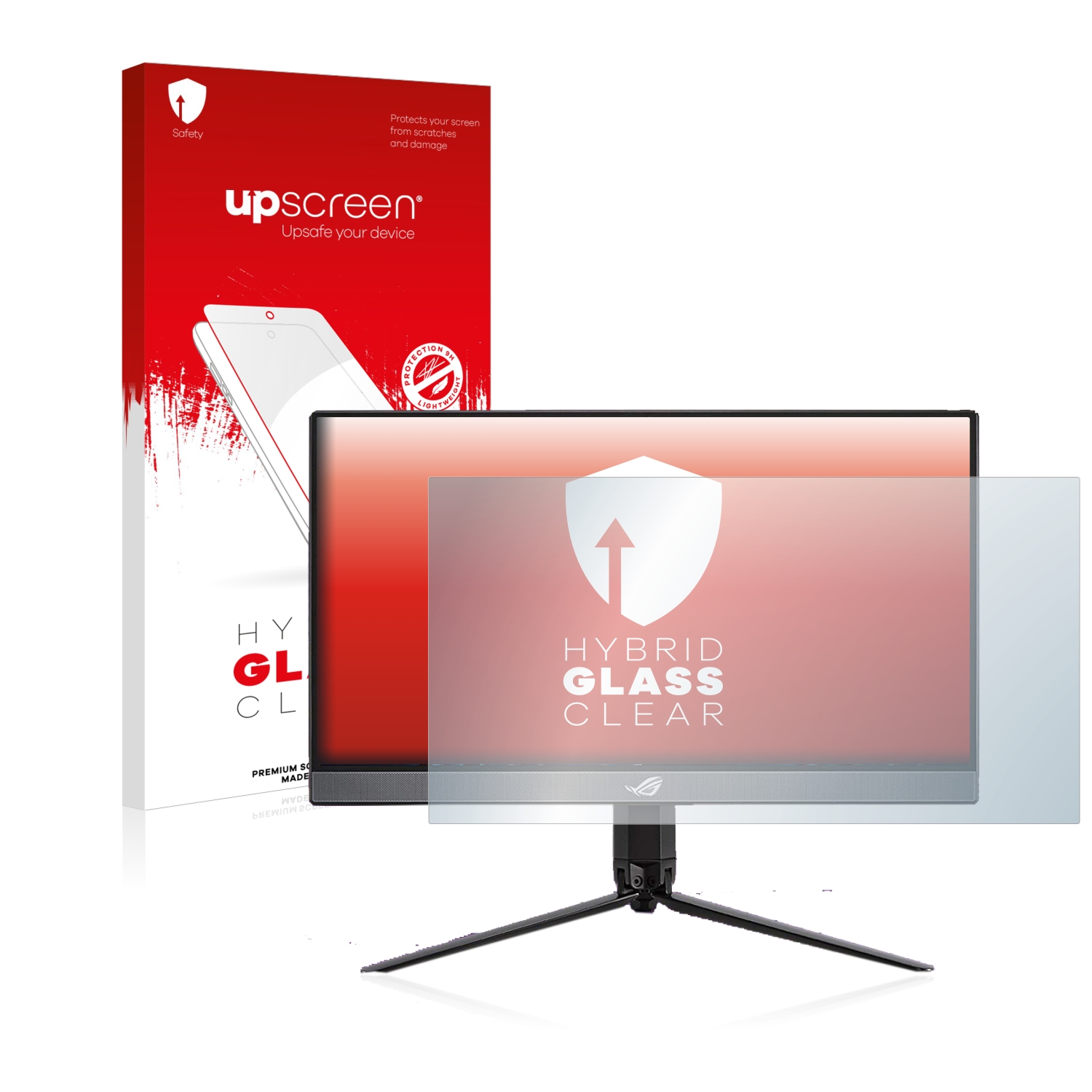 čirá skleněná fólie upscreen Hybrid Glas pro ASUS ROG Strix XG17AHPE