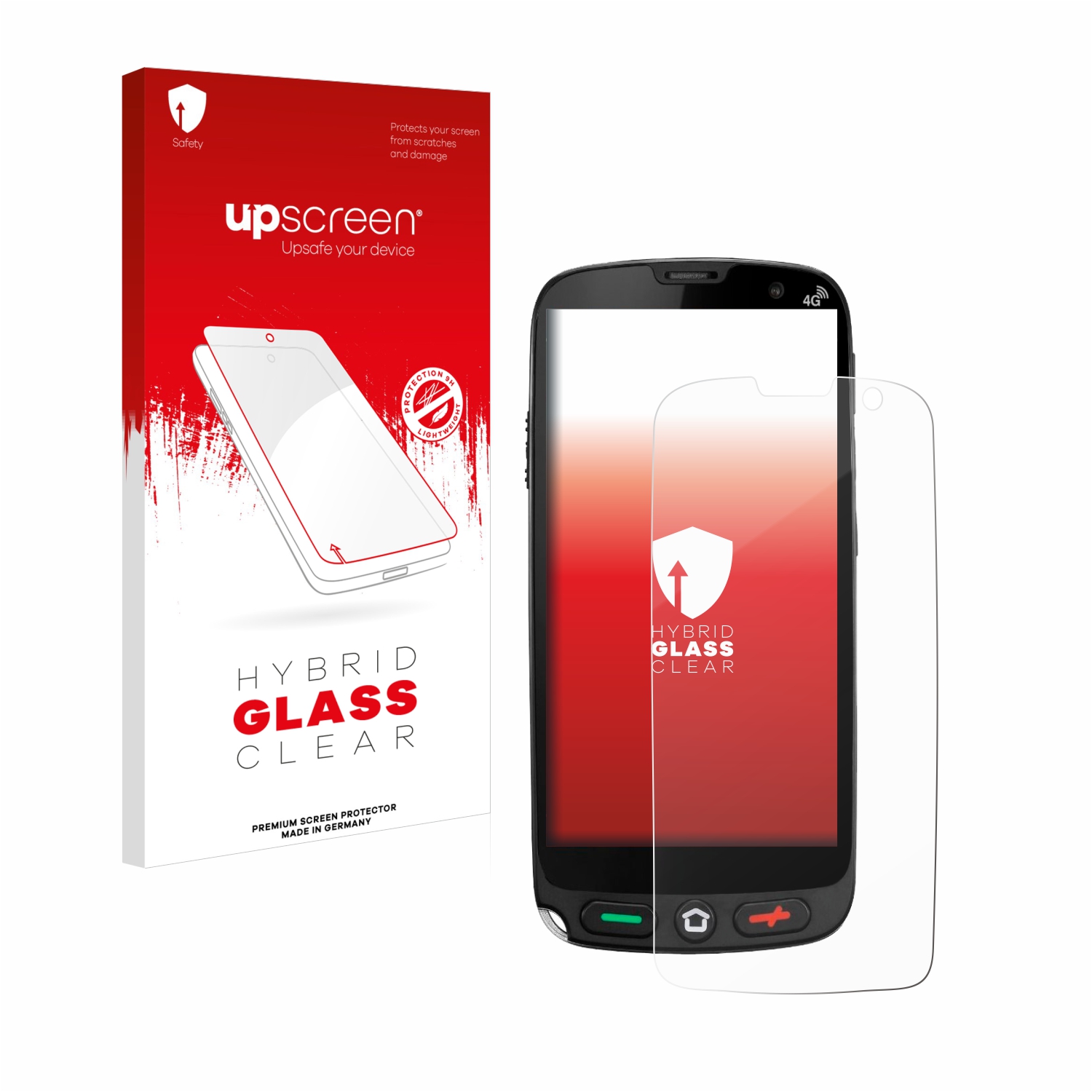 čirá skleněná fólie upscreen Hybrid Glas pro Brondi Amico XS