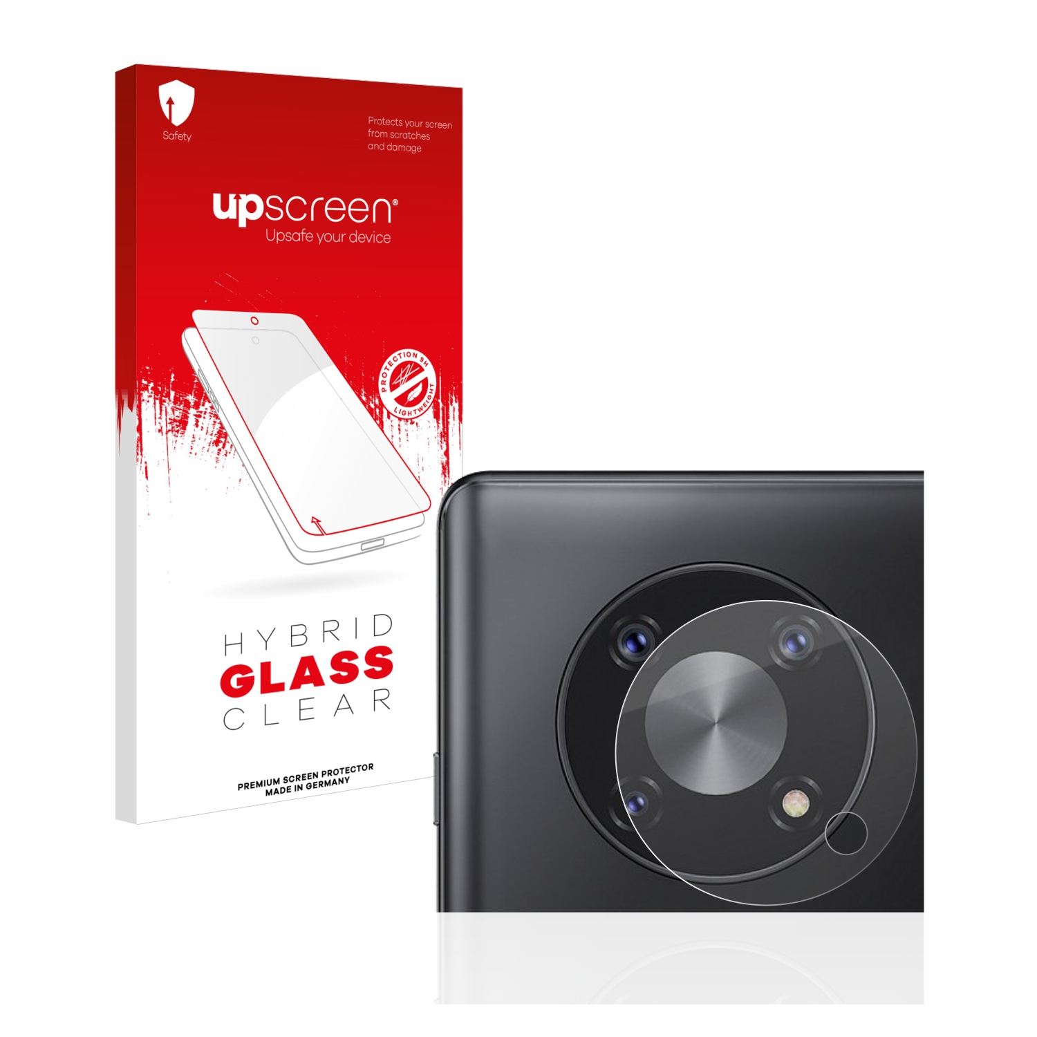 čirá skleněná fólie upscreen Hybrid Glas pro Cubot Max 3 (pouze kamera)