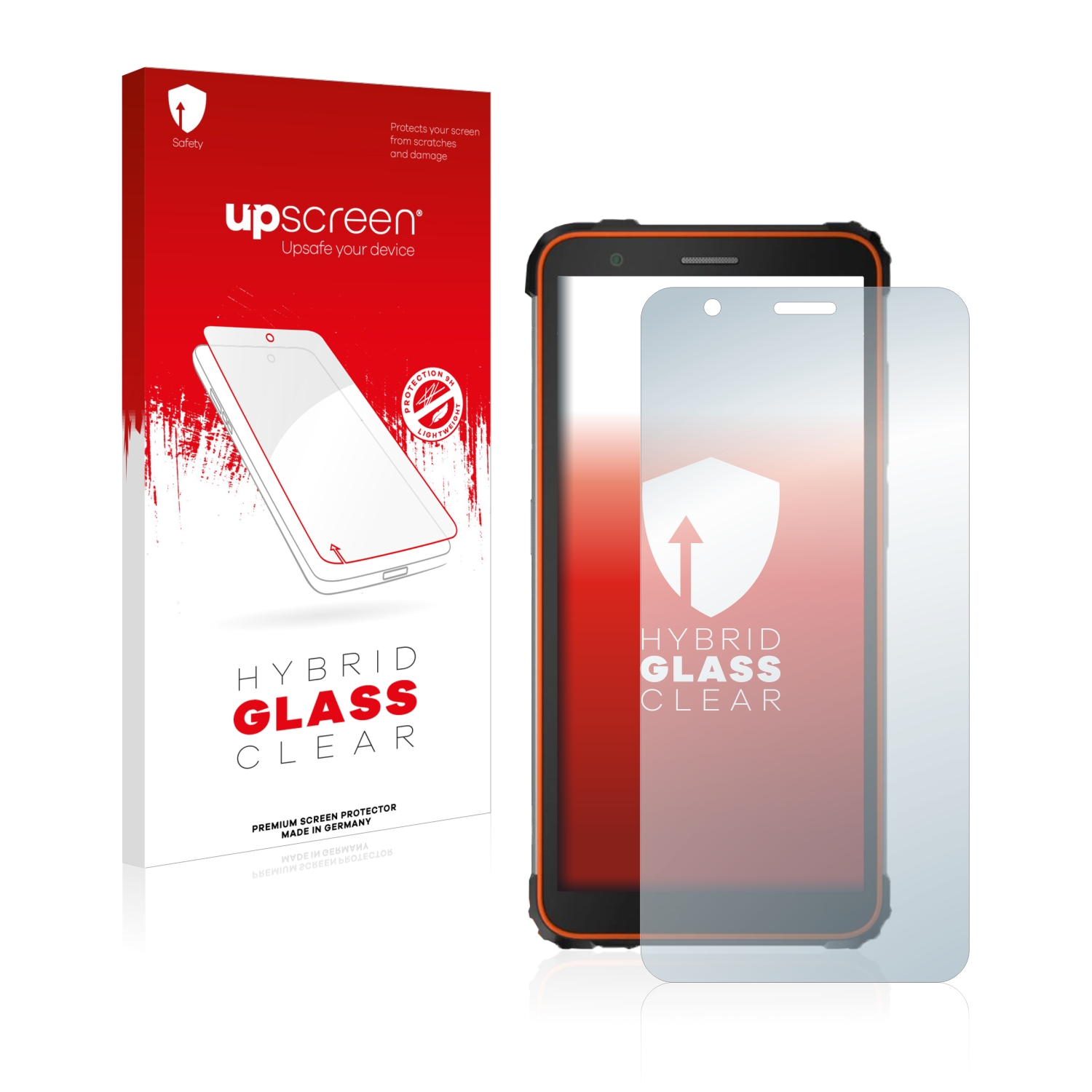 čirá skleněná fólie upscreen Hybrid Glas pro Blackview BV6600E