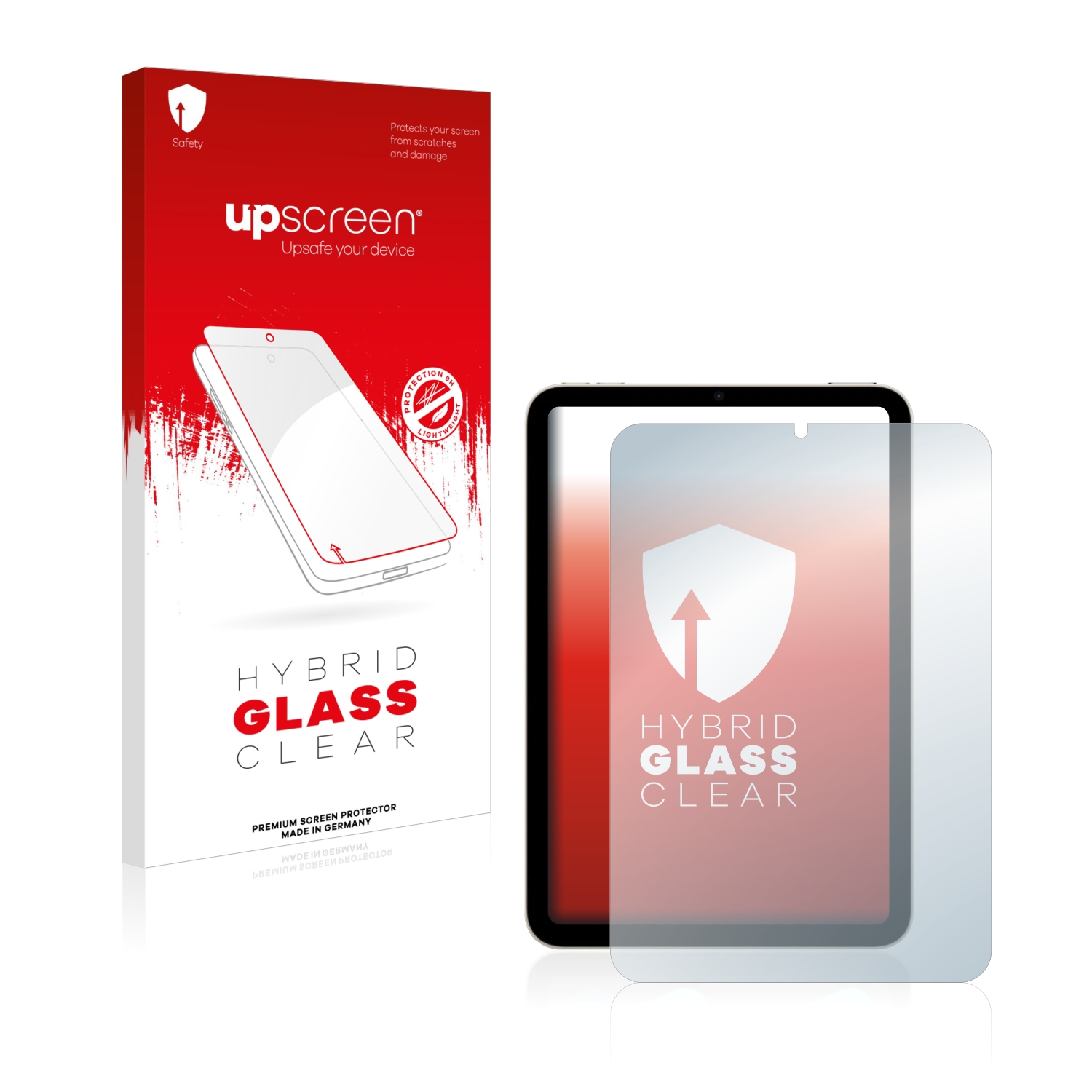 čirá skleněná fólie upscreen Hybrid Glas pro Apple iPad Mini 6 WiFi Cellular 2021