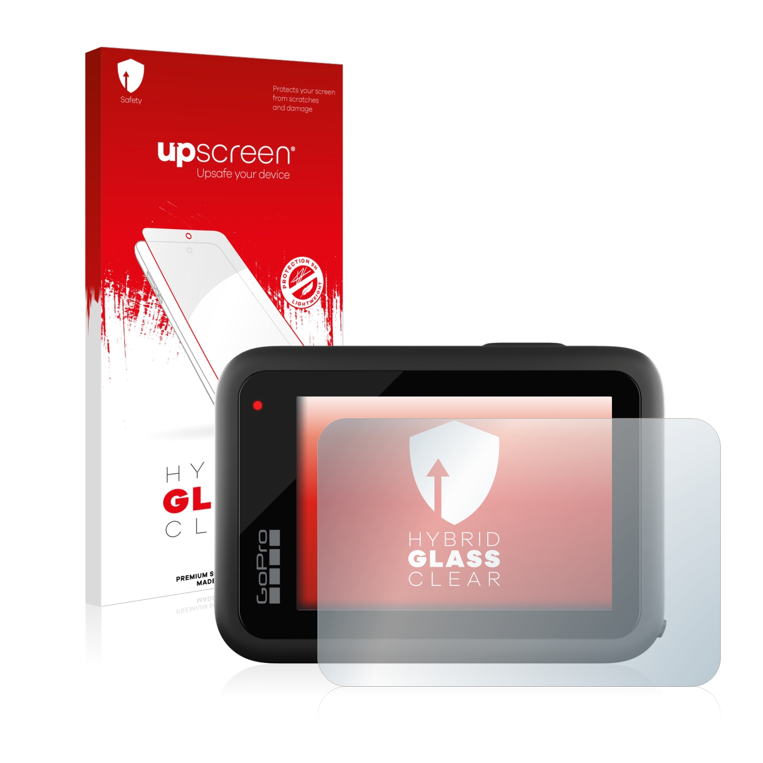 čirá skleněná fólie upscreen Hybrid Glas pro GoPro Hero 10 Black