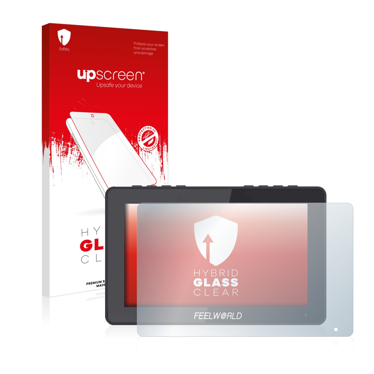 čirá skleněná fólie upscreen Hybrid Glas pro Feelworld F5 PRO V2 5.5