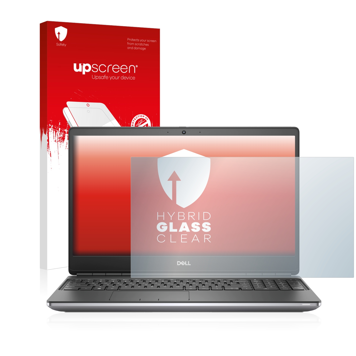 čirá skleněná fólie upscreen Hybrid Glas pro Dell Mobile Precision 7550