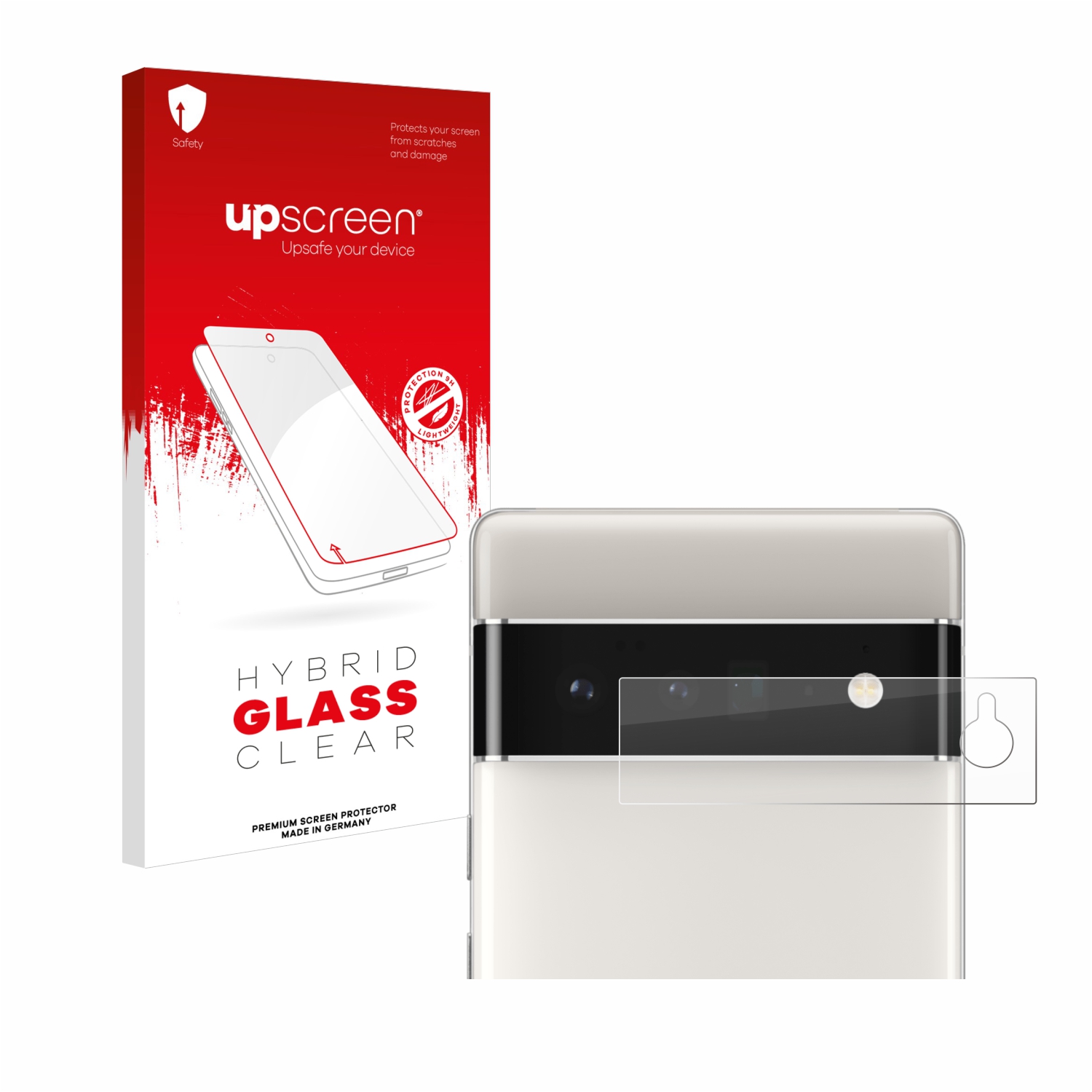 čirá skleněná fólie upscreen Hybrid Glas pro Google Pixel 6 Pro (pouze kamera)