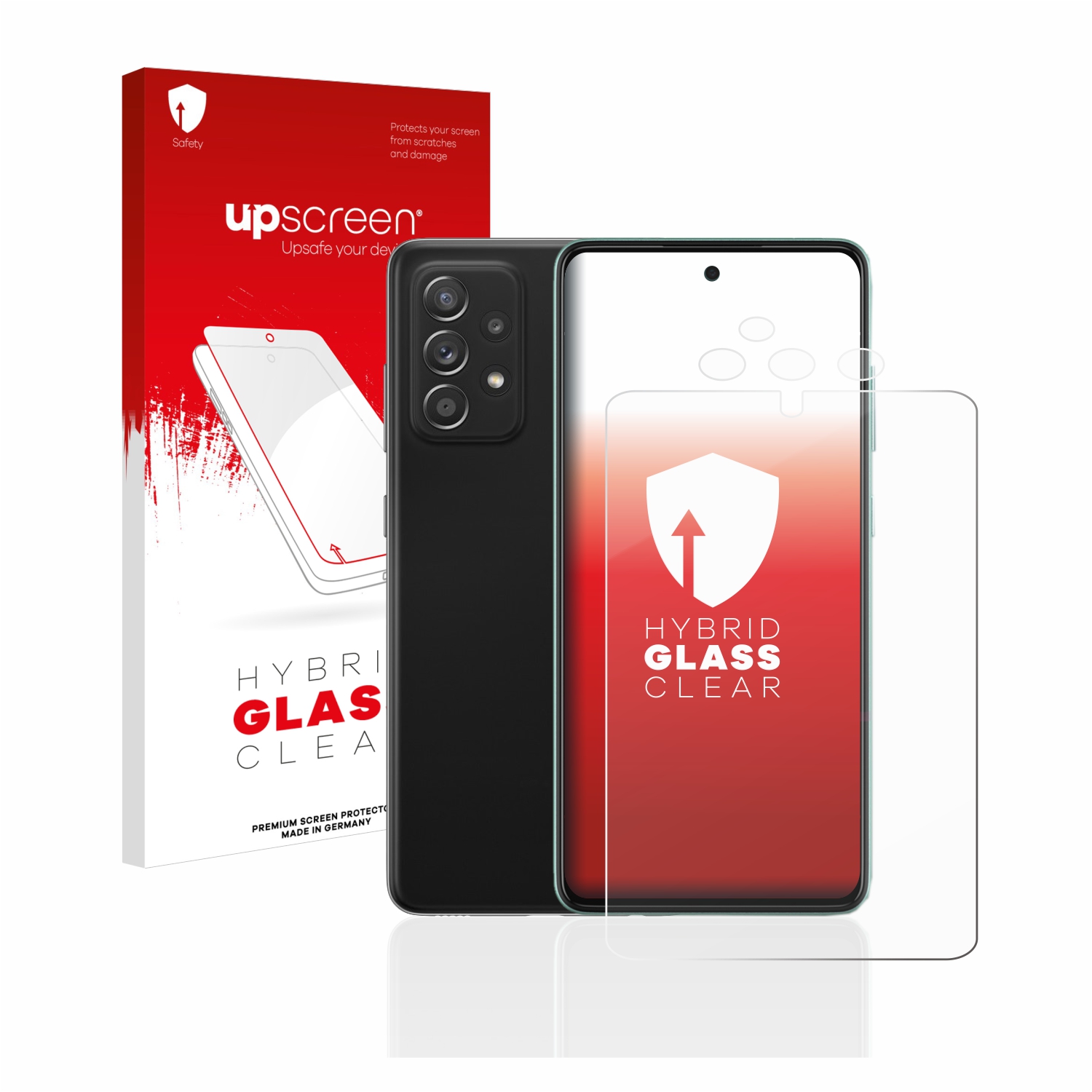 čirá skleněná fólie upscreen Hybrid Glas pro Samsung Galaxy A52s 5G (displej+Kamera)
