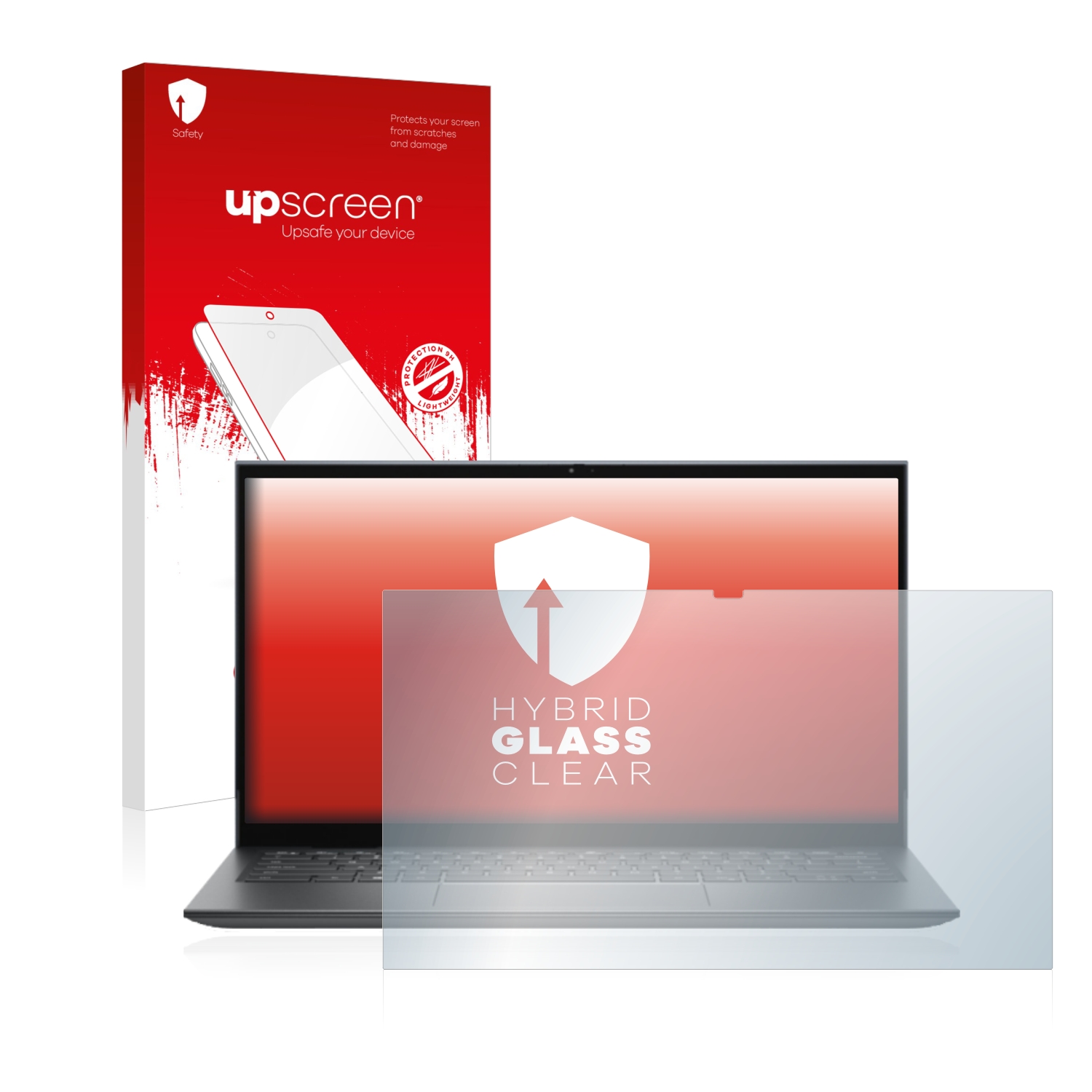 čirá skleněná fólie upscreen Hybrid Glas pro Dell Inspiron 14 7415 2-in-1